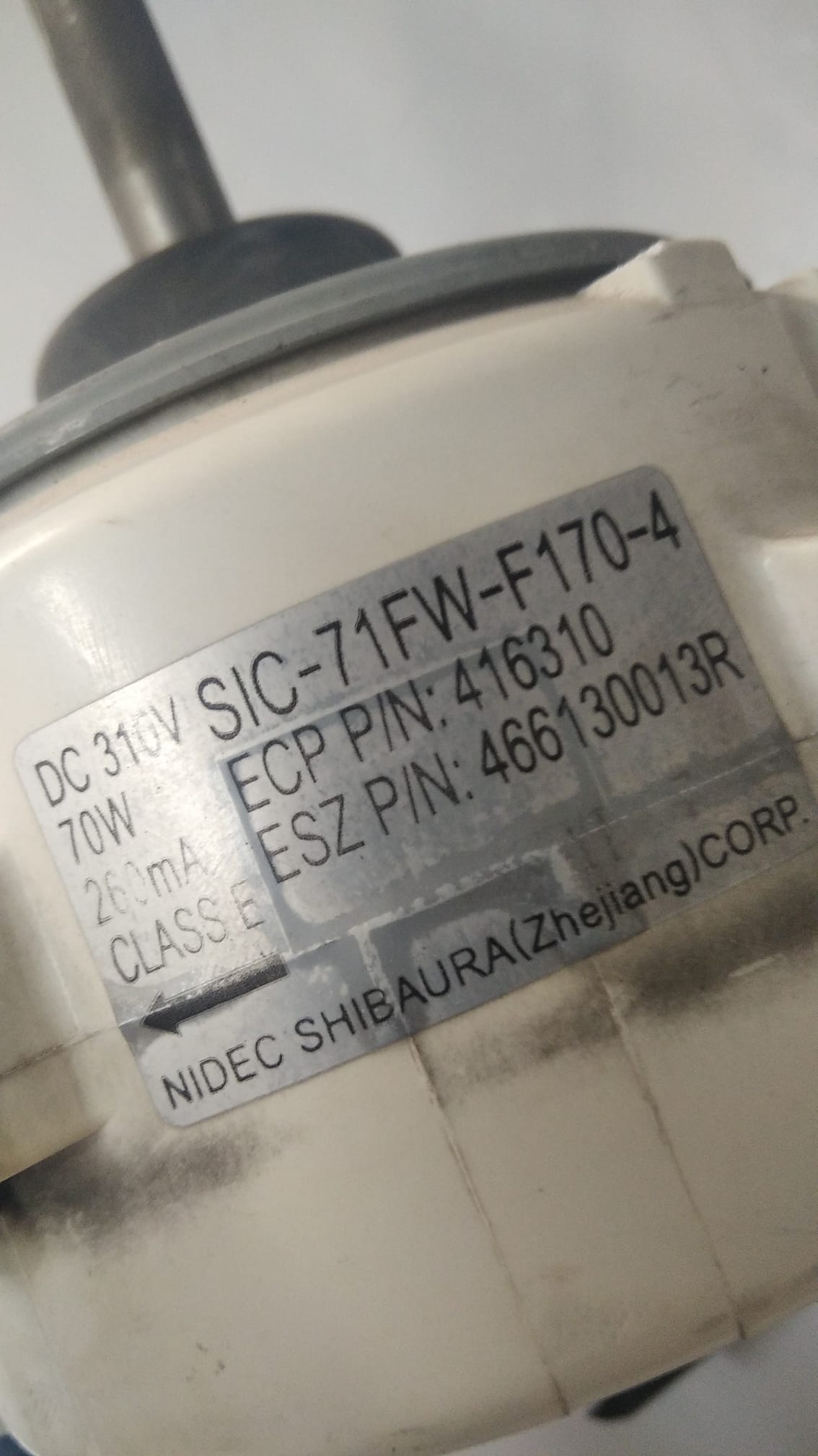 Motor Ventilador Ref. SIC-71FW-F170-4 - Imagen 2