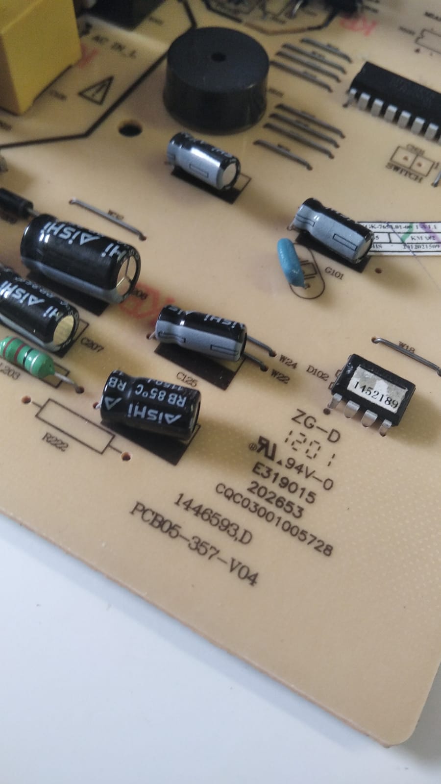 Placa Electrónica Daitsu Ref. DS12UI-VTA E319015 202653 PCB05-357-V04 - Imagen 2