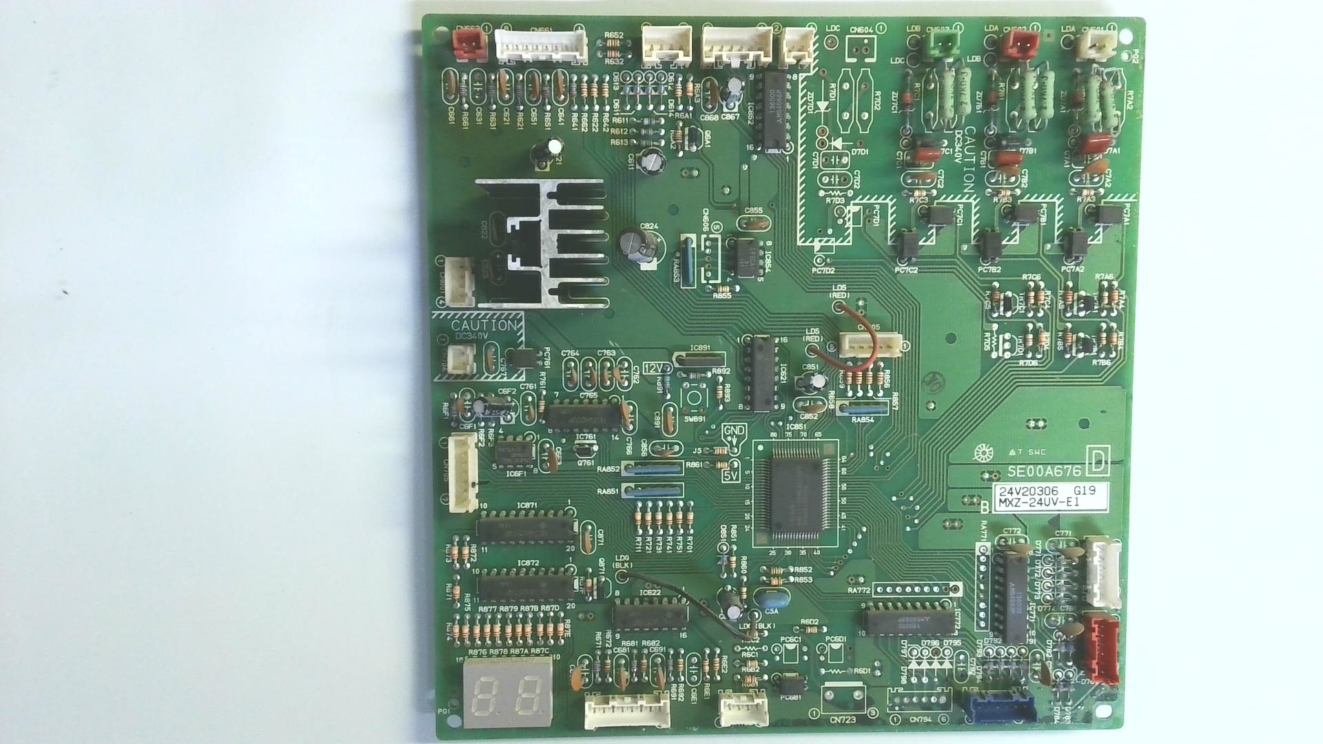 Placa electronica se00a676d / 24v20306 g19 / mxz-24uv-e1 / se76a675g02 e89