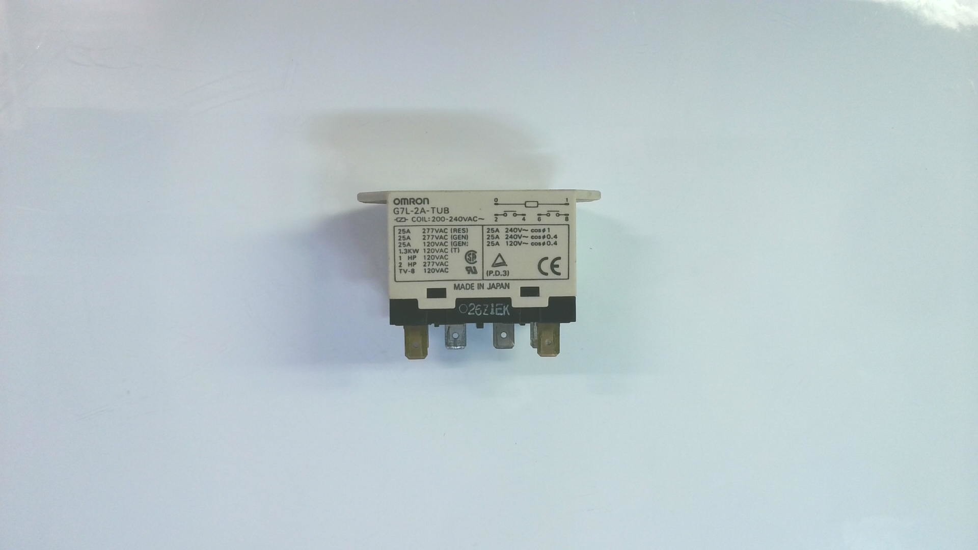RELE G7L-2A-TUB / 026Z1EK / 25A 120/240V G39 - Imagen 2