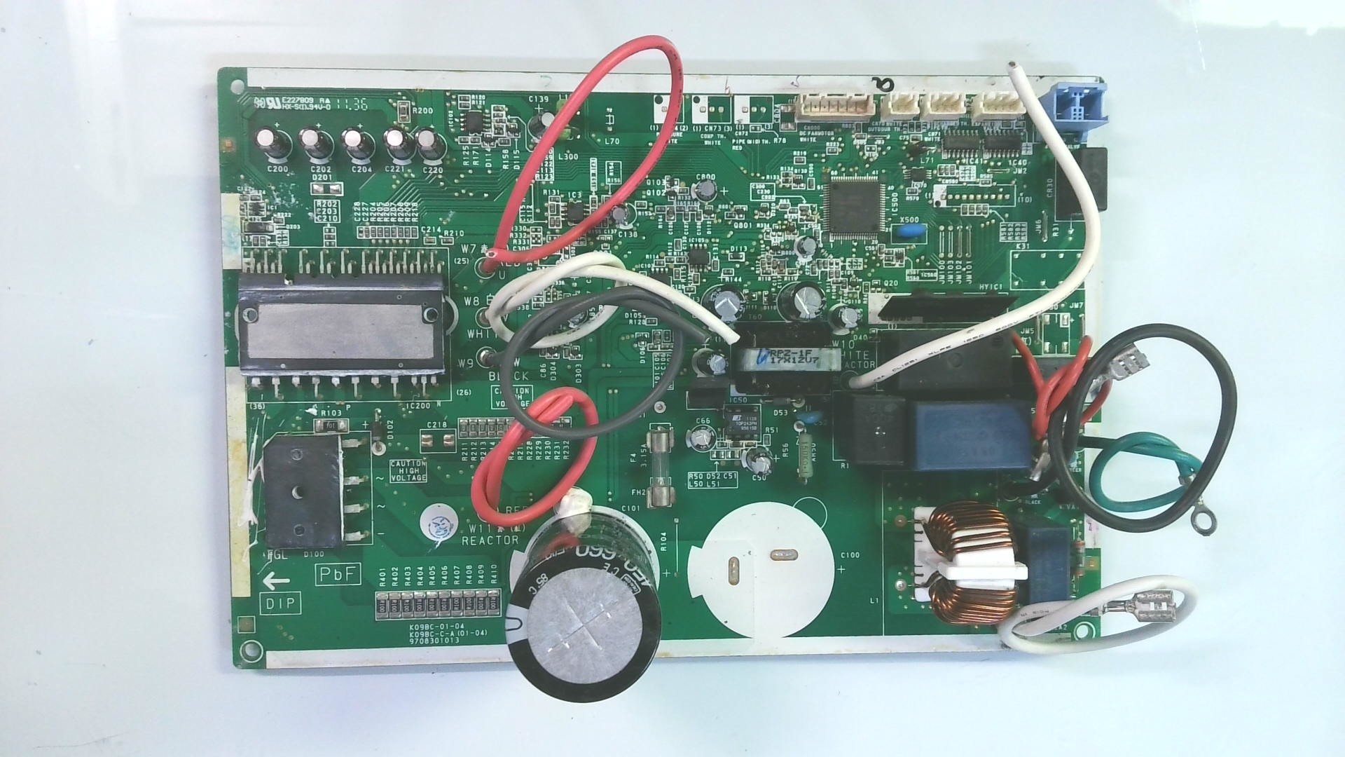 PLACAS ELECTRONICAS 0903HUE-C1 / ST 12.01.17R / K09BC-01-04 / K09BC-C-A(01-04) / 9708301013 H28