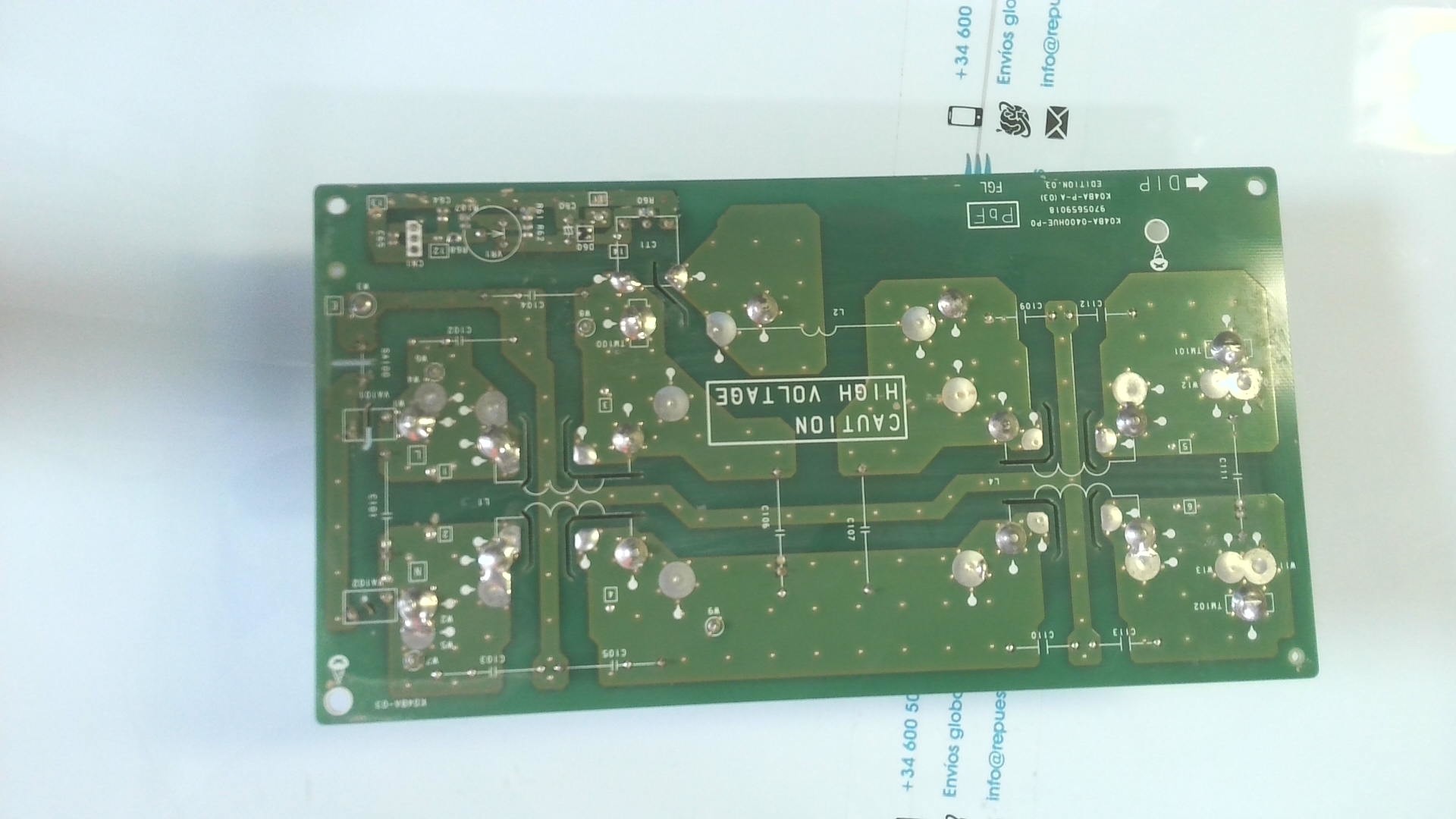 PLACA ELECTRONICA PLACA ELETRONICA K04BA-0400HUE-PO / 9705659018 / K04BA-P-A(03) / EDITION.03 PLE02 - Imagen 2
