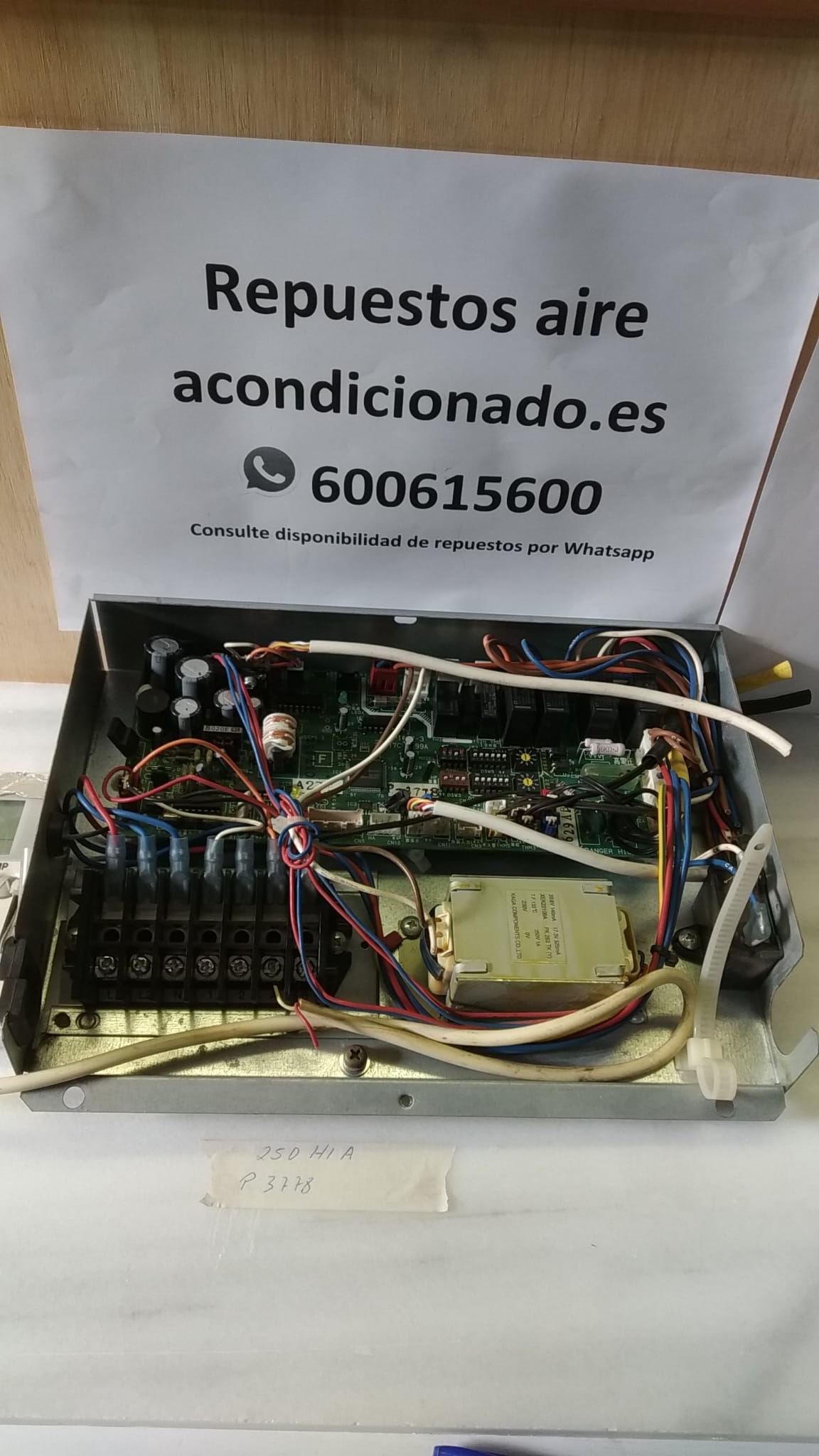 PLACA 250H1A P3778 Y TERMOSTACTO HITACHI - Imagen 3