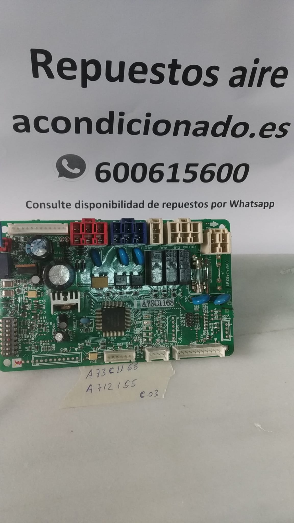 PLACA A73C1168 - A712155