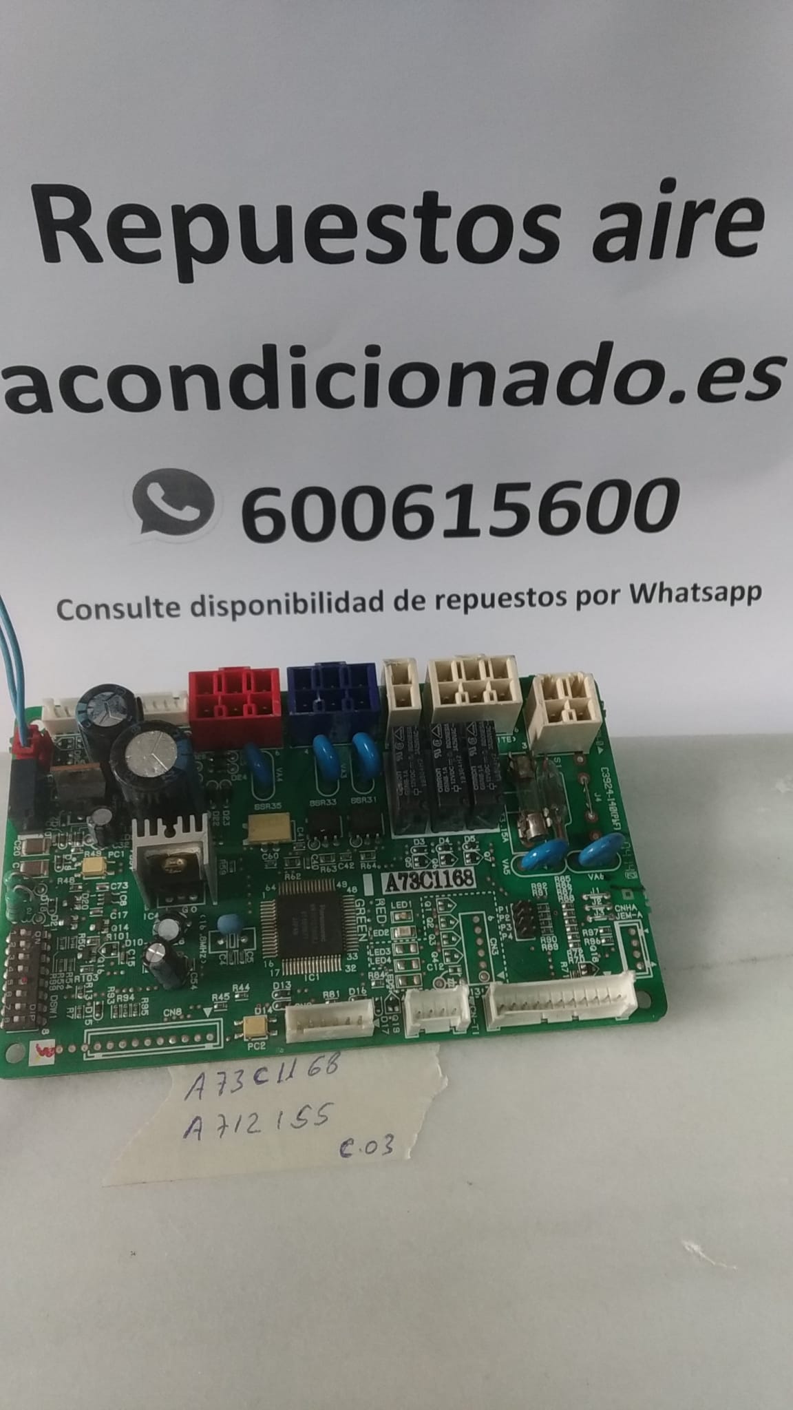 PLACA A73C1168 - A712155