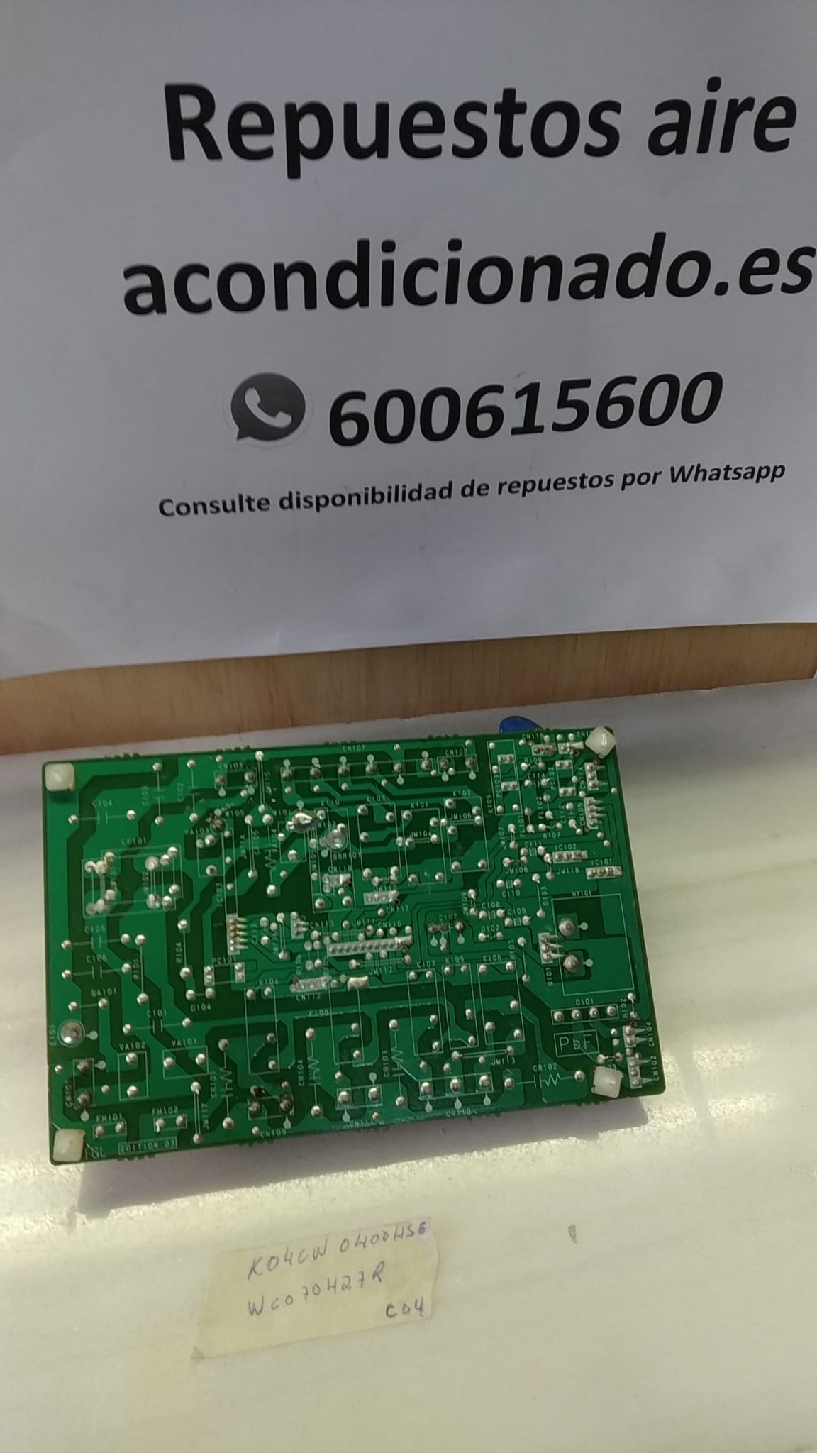 PLACA K04CW0400HSG WC070427R