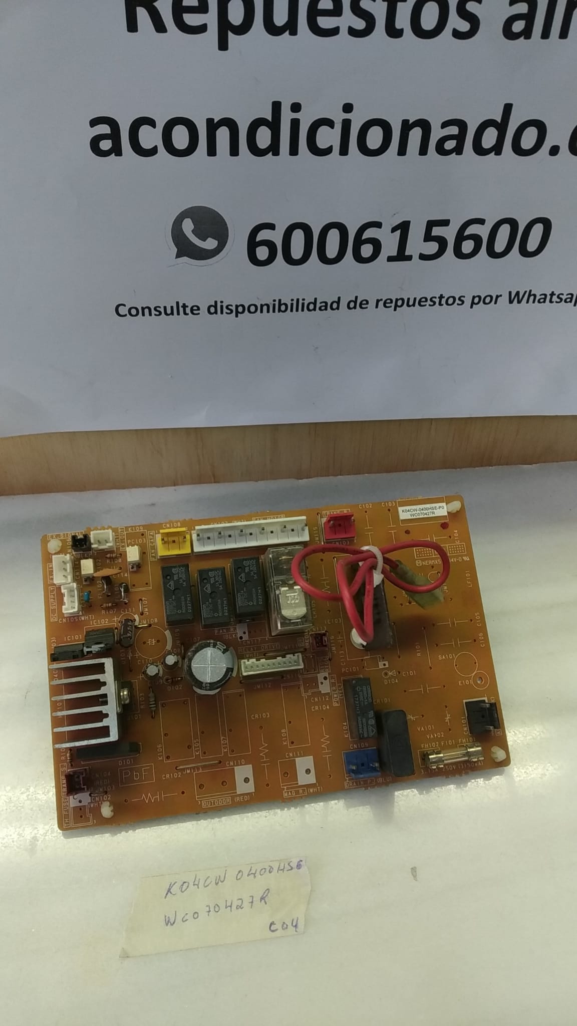 PLACA K04CW0400HSG WC070427R