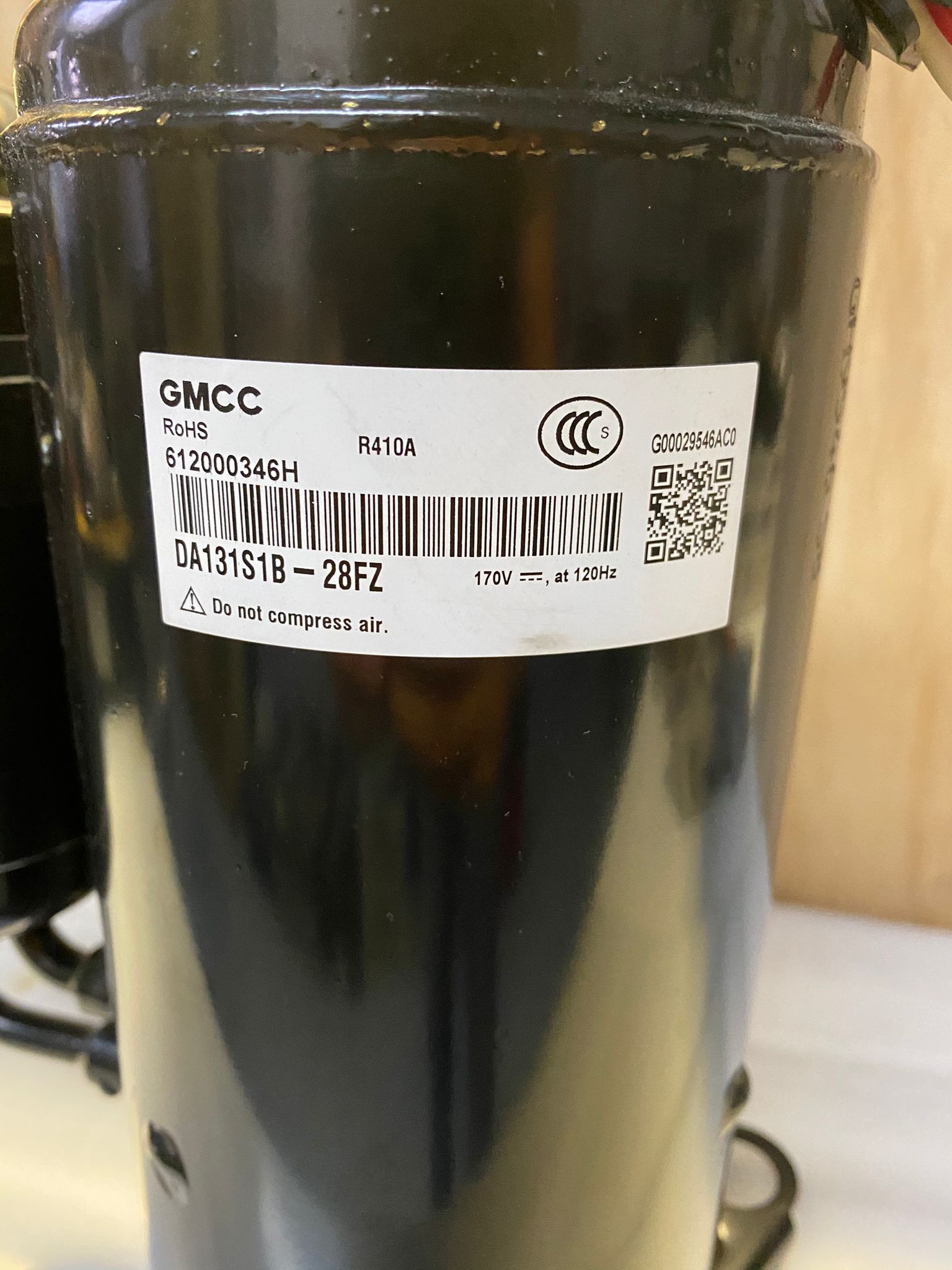 COMPRESOR HISENSE AUW-18U4SZ1 612000346H - Imagen 2