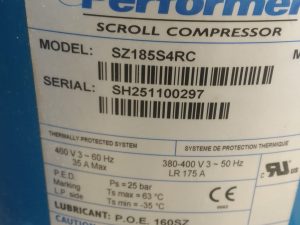 Compresor PERFORMER SZ185S4RC