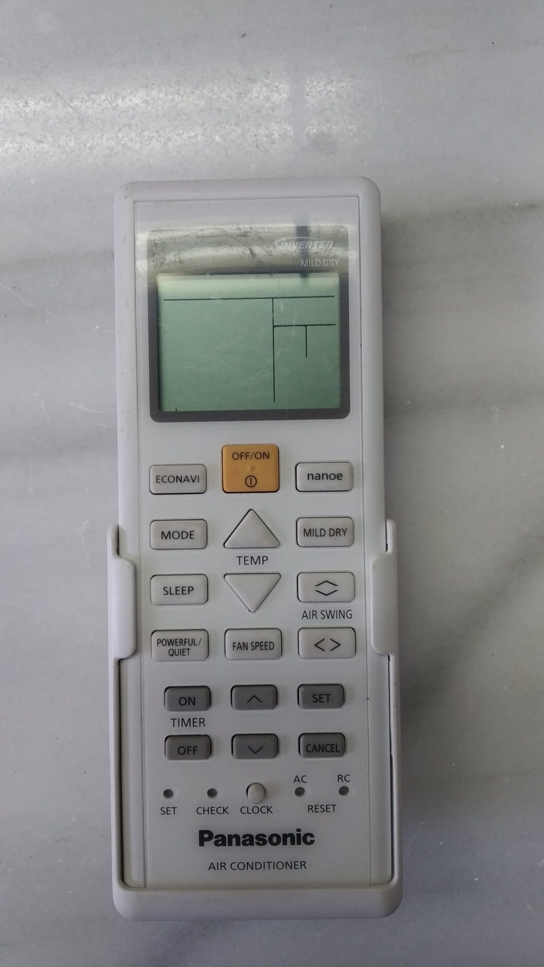 Mando manual PANASONIC MILD DRY