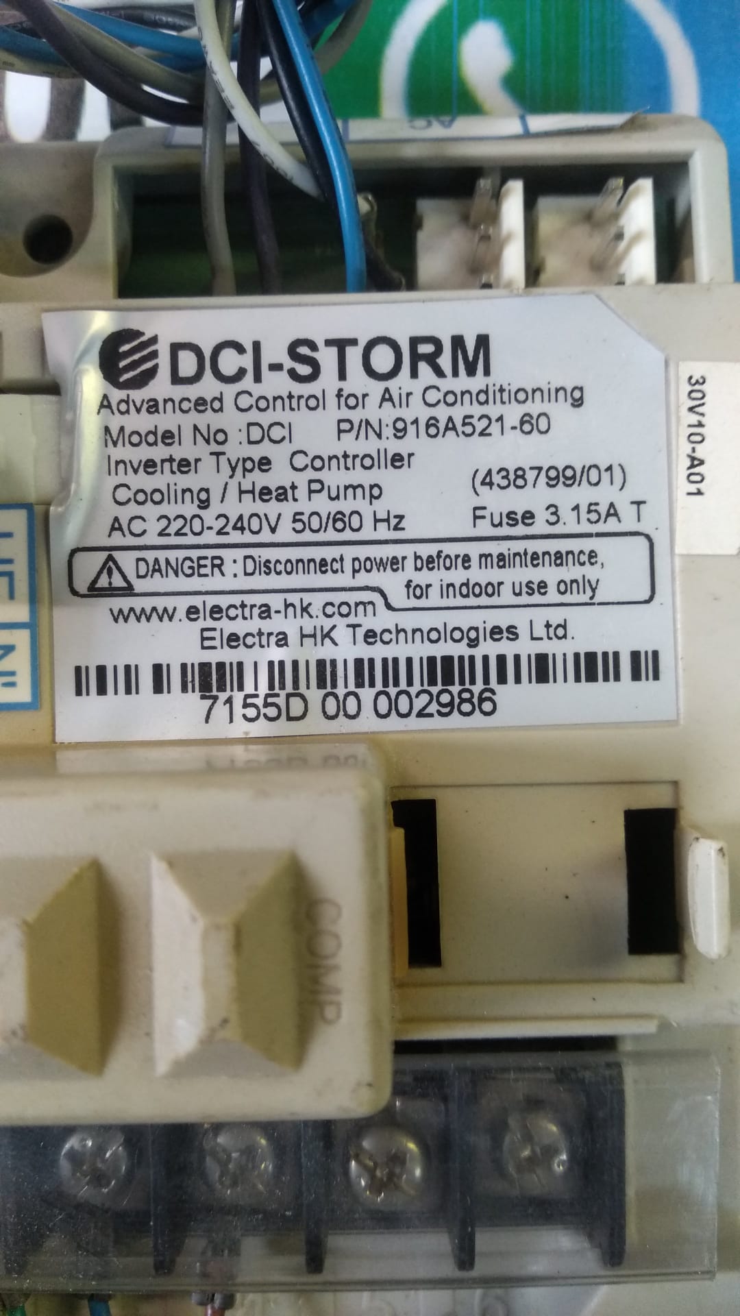 DCI-STORM AIRWELL Ref. 916A521-60 INVERTER F2 - Imagen 2