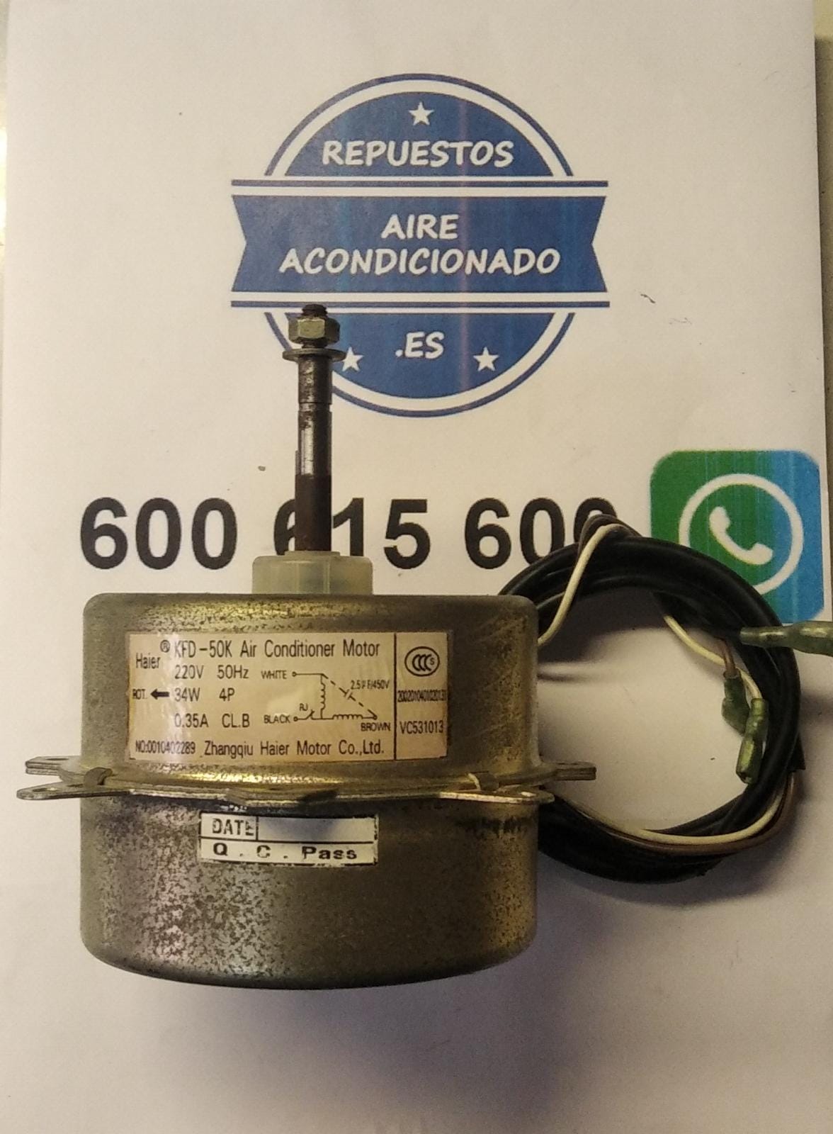 Motor Haier KFD-50K VC531013 Zhangqiu