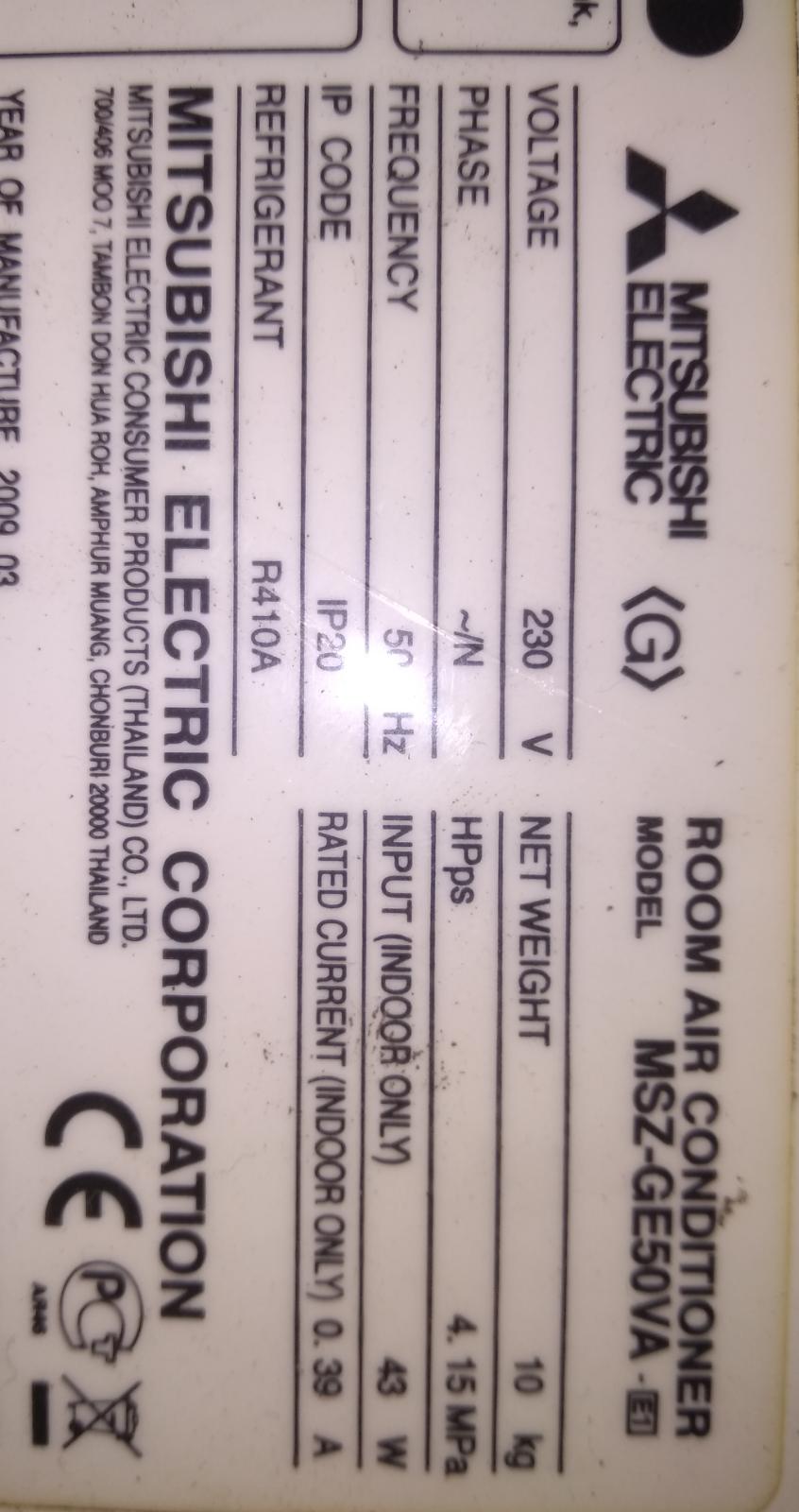 Motor de Ventilador UI Ref. Mitsubishi MSZ-GE50VA DC280v CLASS E RCOJ40-FK DM61J832H51 - Imagen 3