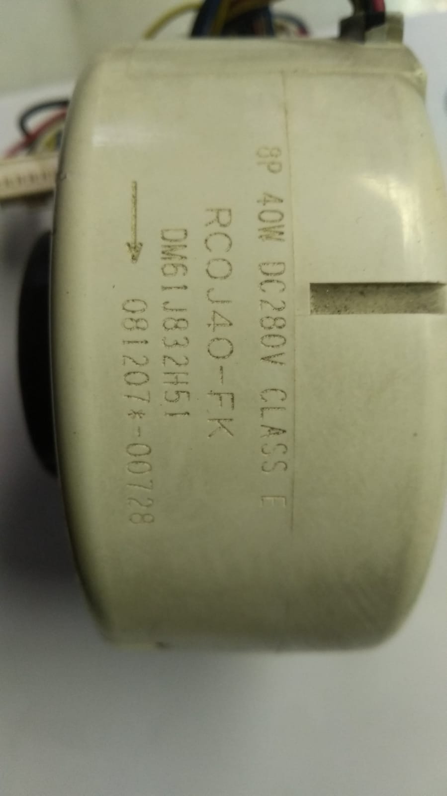 Motor Split Mitsubishi msz-ge50vaDC280v class e rcoj40-fk Dm61j832h51