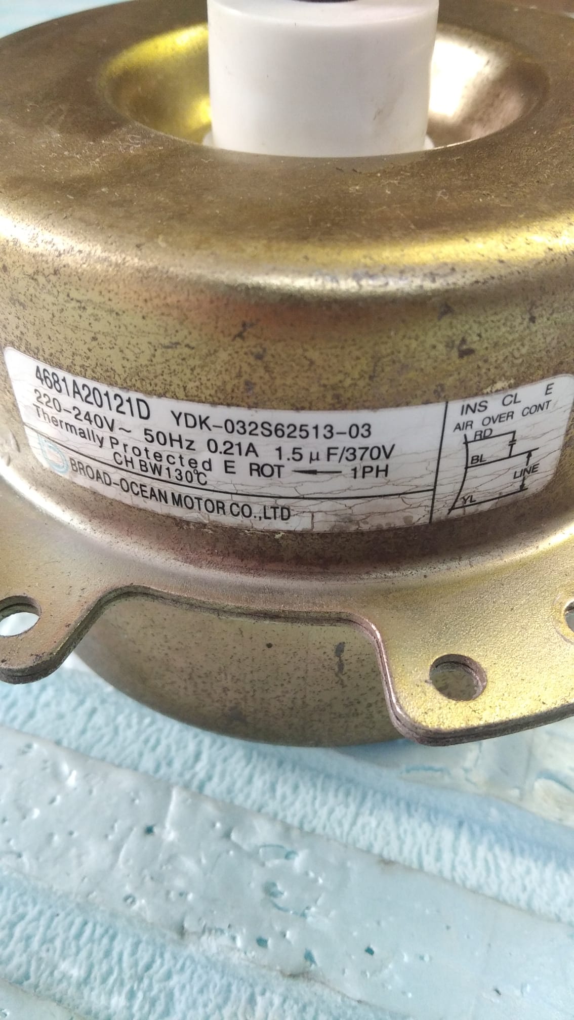 Motor de Ventilador Ref. 4681A20121D YDK-032S62513-03 - Imagen 3