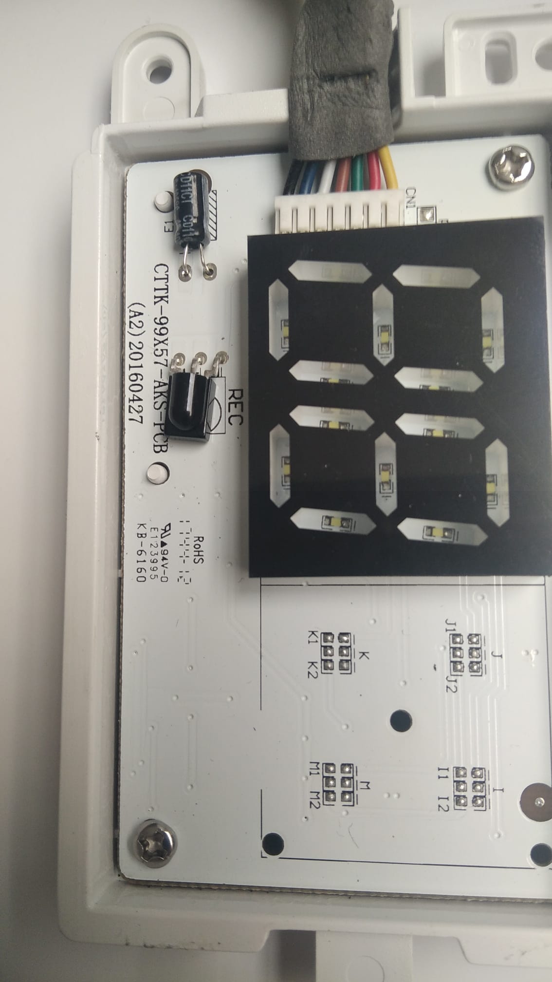 Display Frontal MundoClima Ref. MUPR-12-H5A CTTK-99X57-AKS-PCB 20160427 - Imagen 2