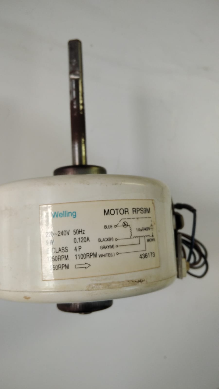Motor de Ventilador Johnson Ref. MNE30BC RPS9M W000313 - Imagen 2