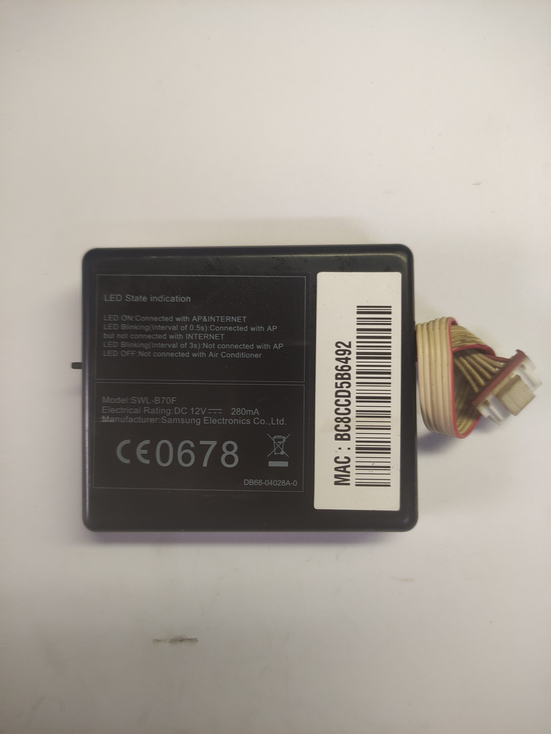 Led State Indication Samsung Ref. AR12HSFNBWKN DB90-07763A