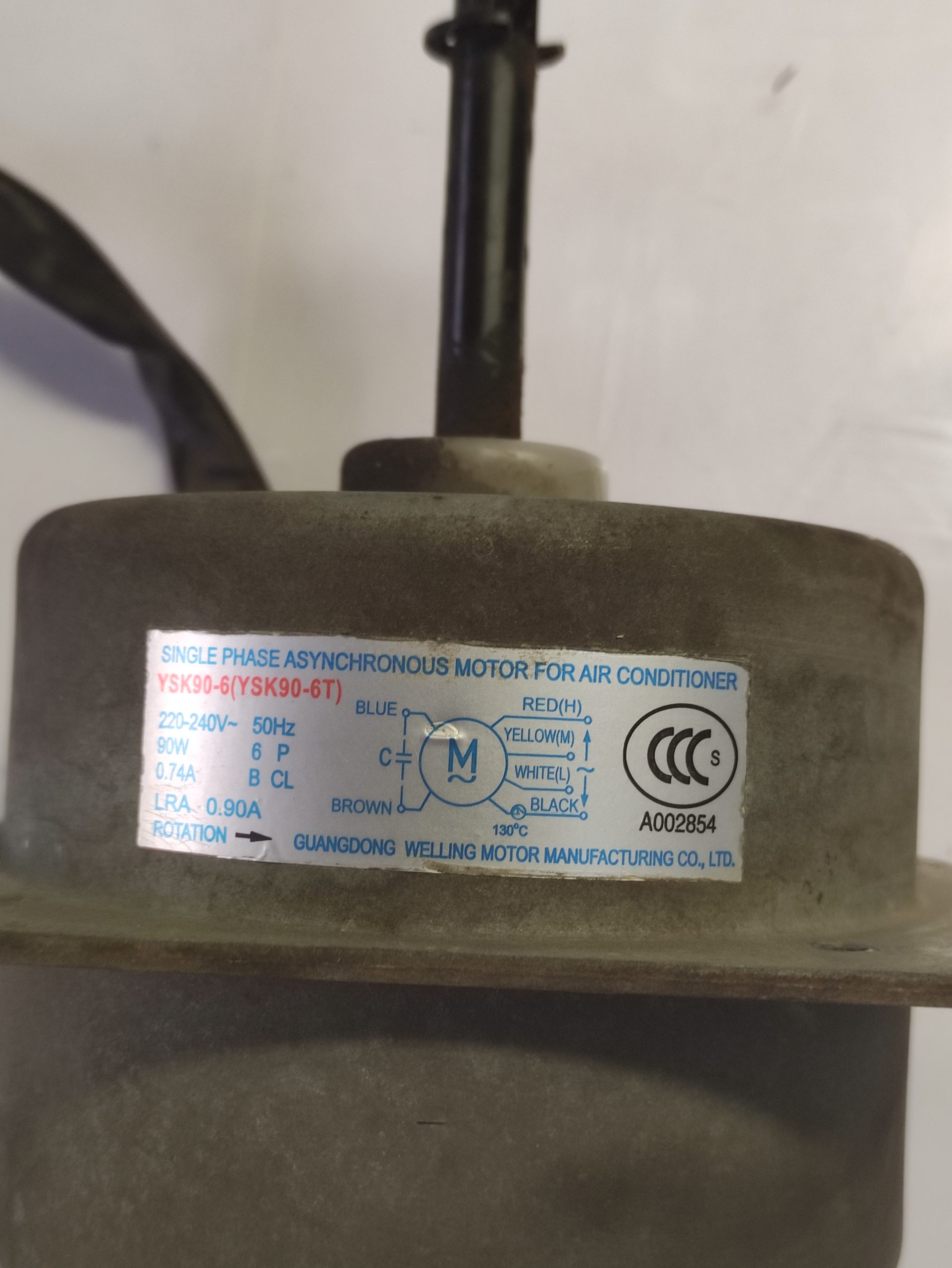 Motor de Ventilador MundoClima Ref. MUVR-12C6 - Imagen 2