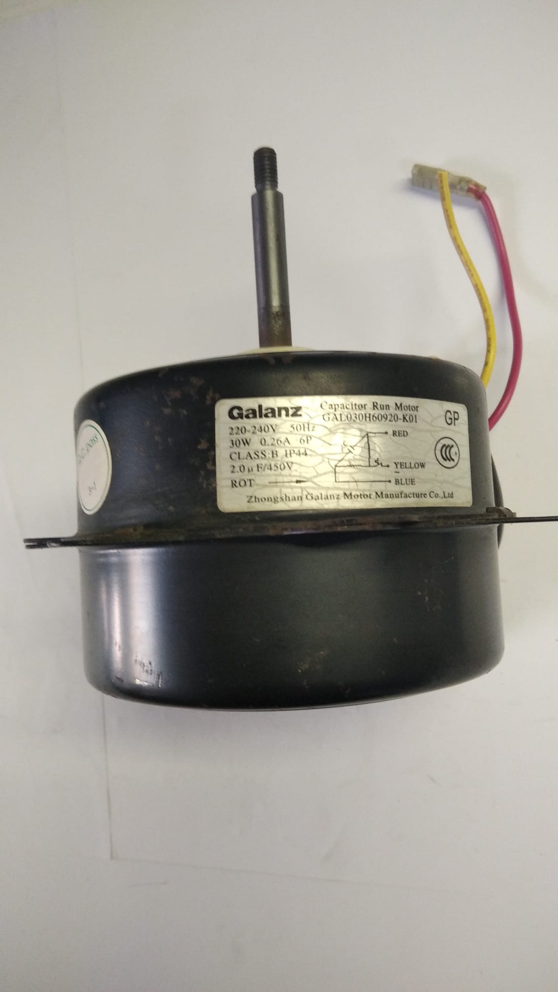 Motor de Ventilador Unidad Exterior MundoClima Ref. GAL030H60920-K01