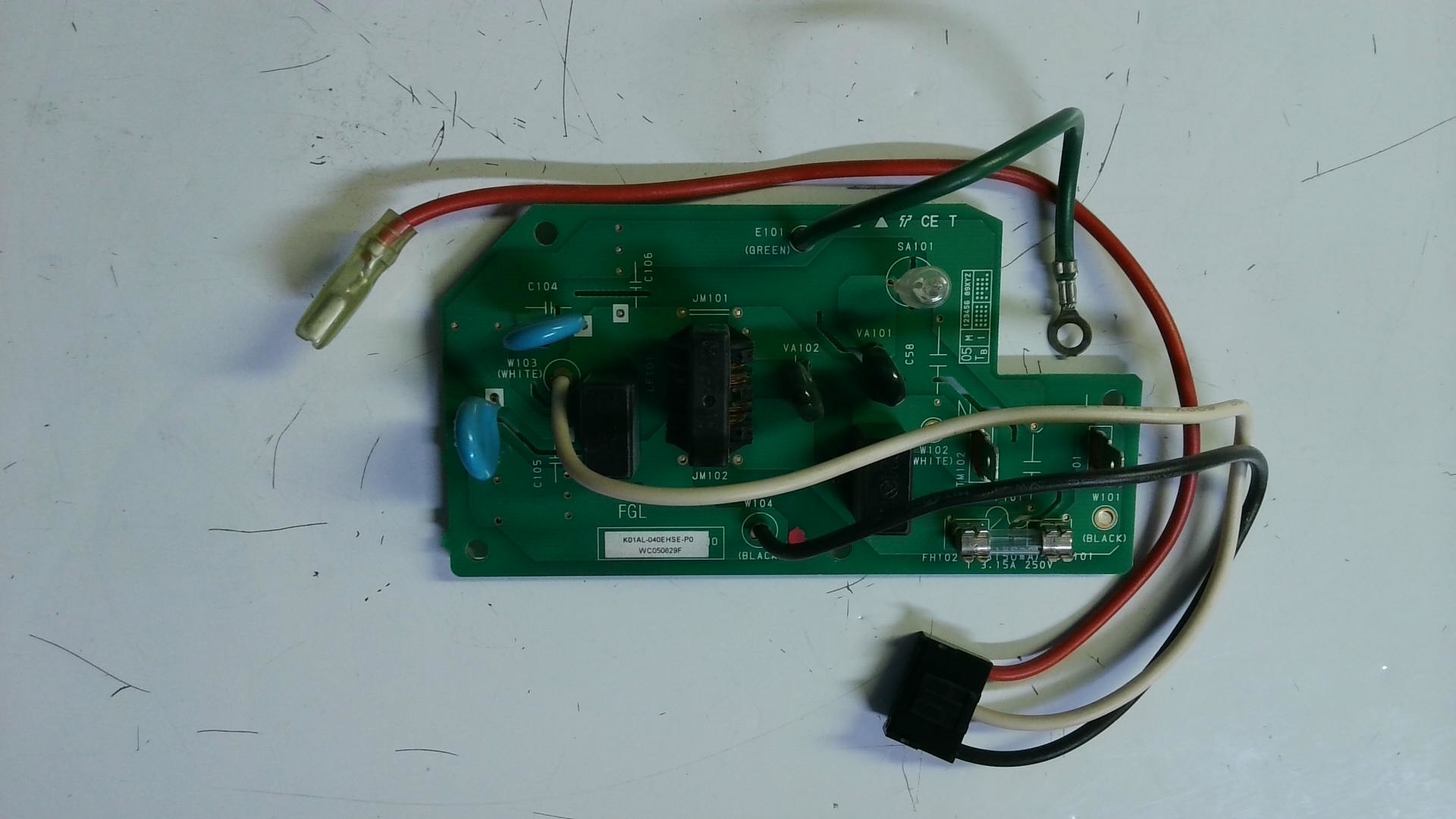 Placa electronica k01al-0408hse-po / wc050829f e37