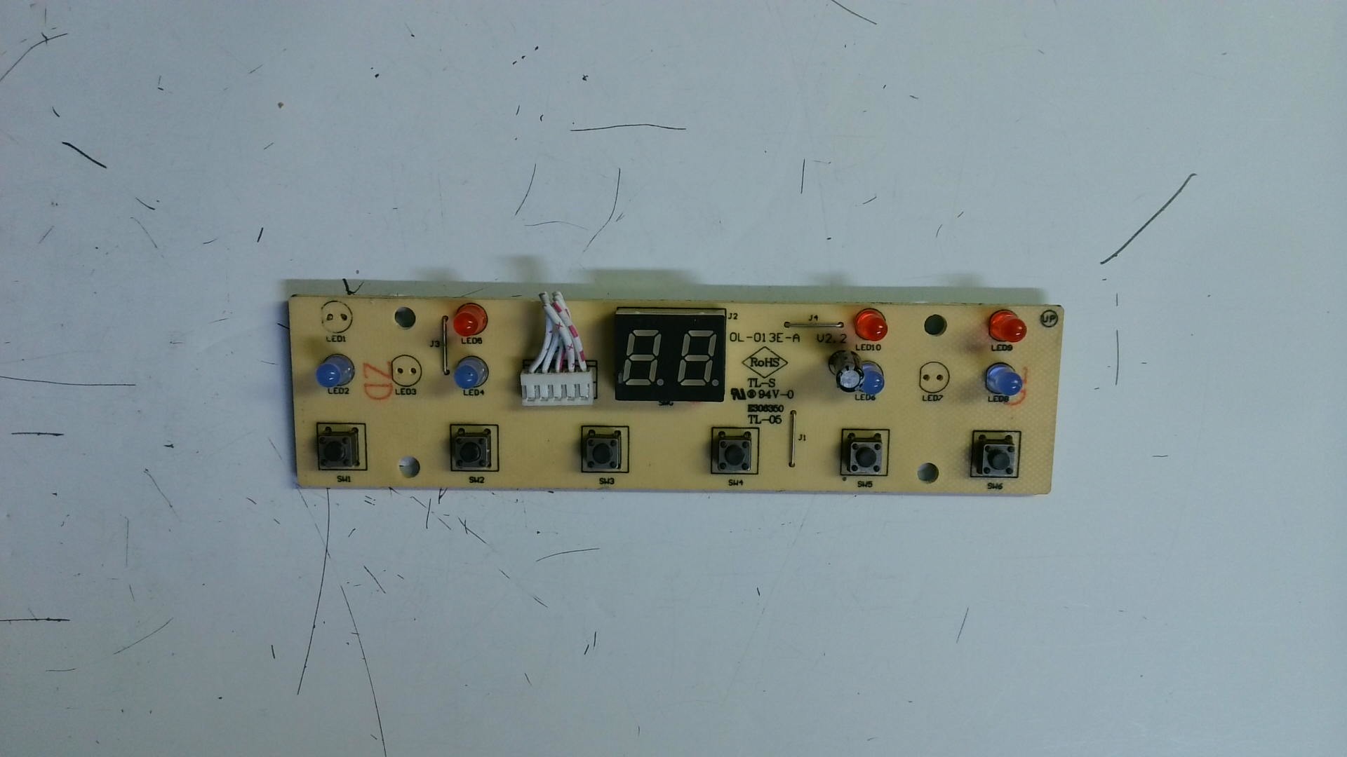 Display Frontal 0l-013e-a v2.2 / e306350 tl-05 / 94v-0 e31