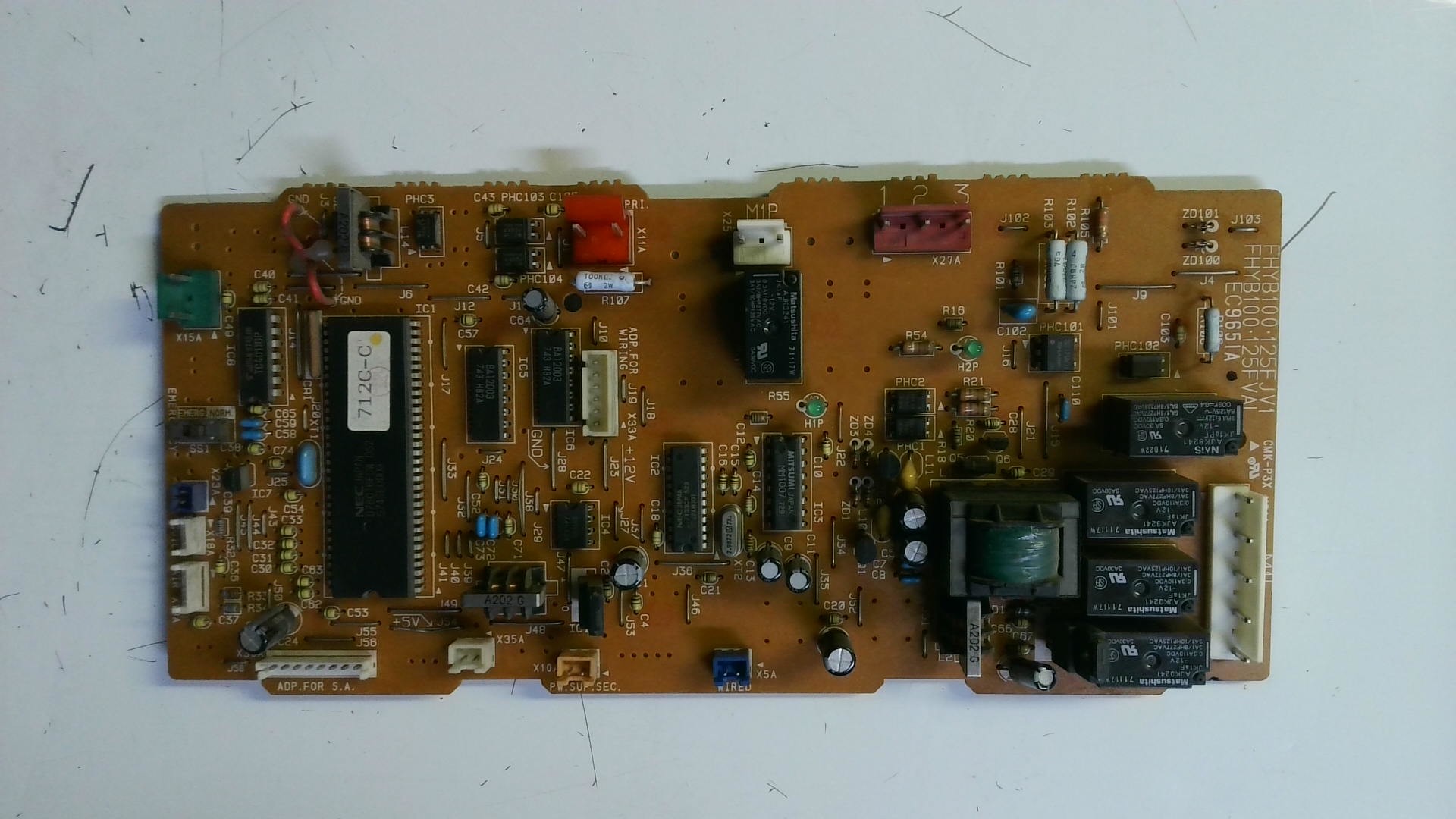 Placa Electrónica Ref. fhyb100.125fjv1 / fhyb100.125fval / ec9651a / r106 e26