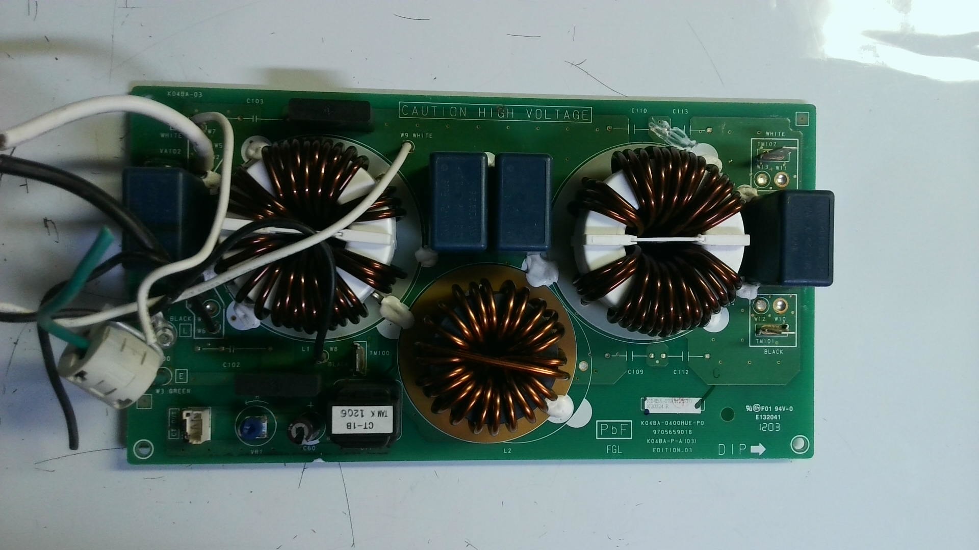 Placa electronica k04ba-0400hue-po / 9705659018 / k04ba-p-a(03) / deition.03 e8