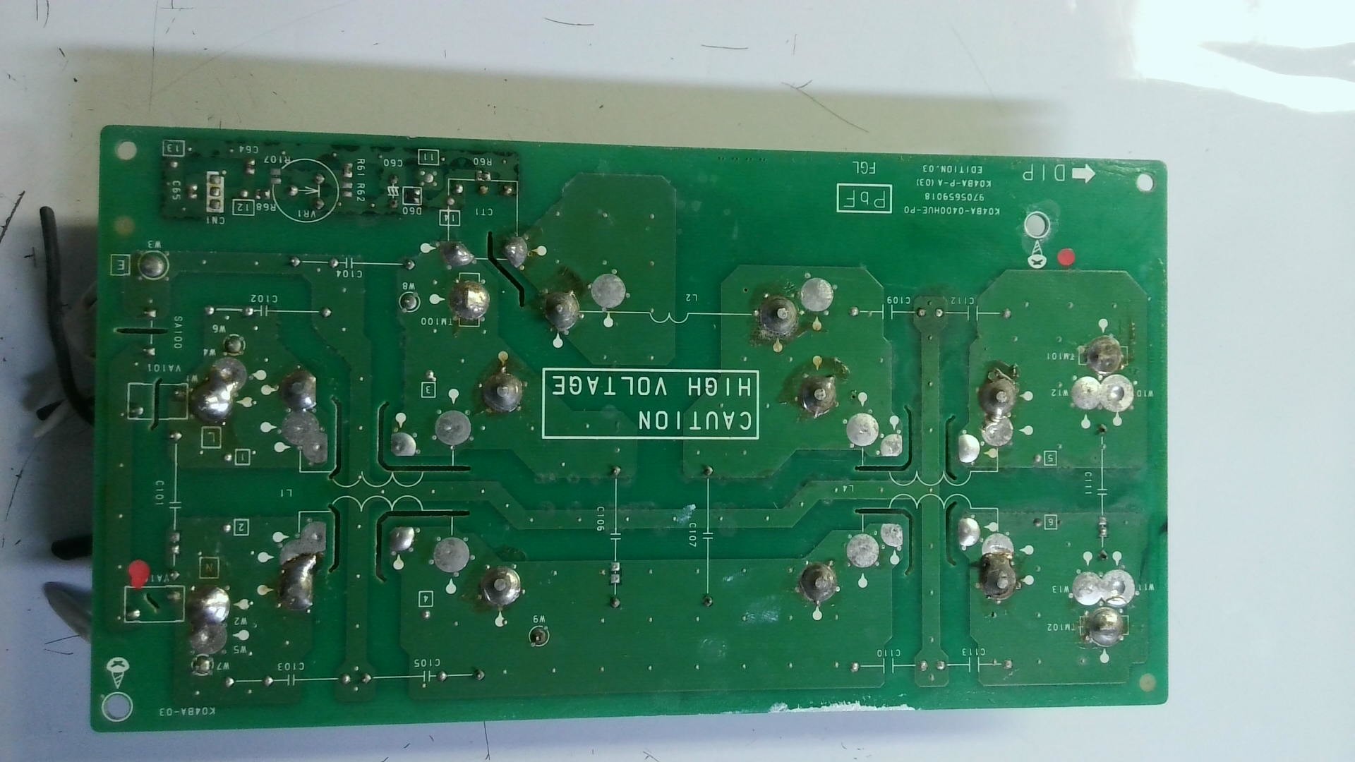 Placa electronica k04ba-0400hue-po / 9705659018 / k04ba-p-a(03) / deition.03 e8 - Imagen 2