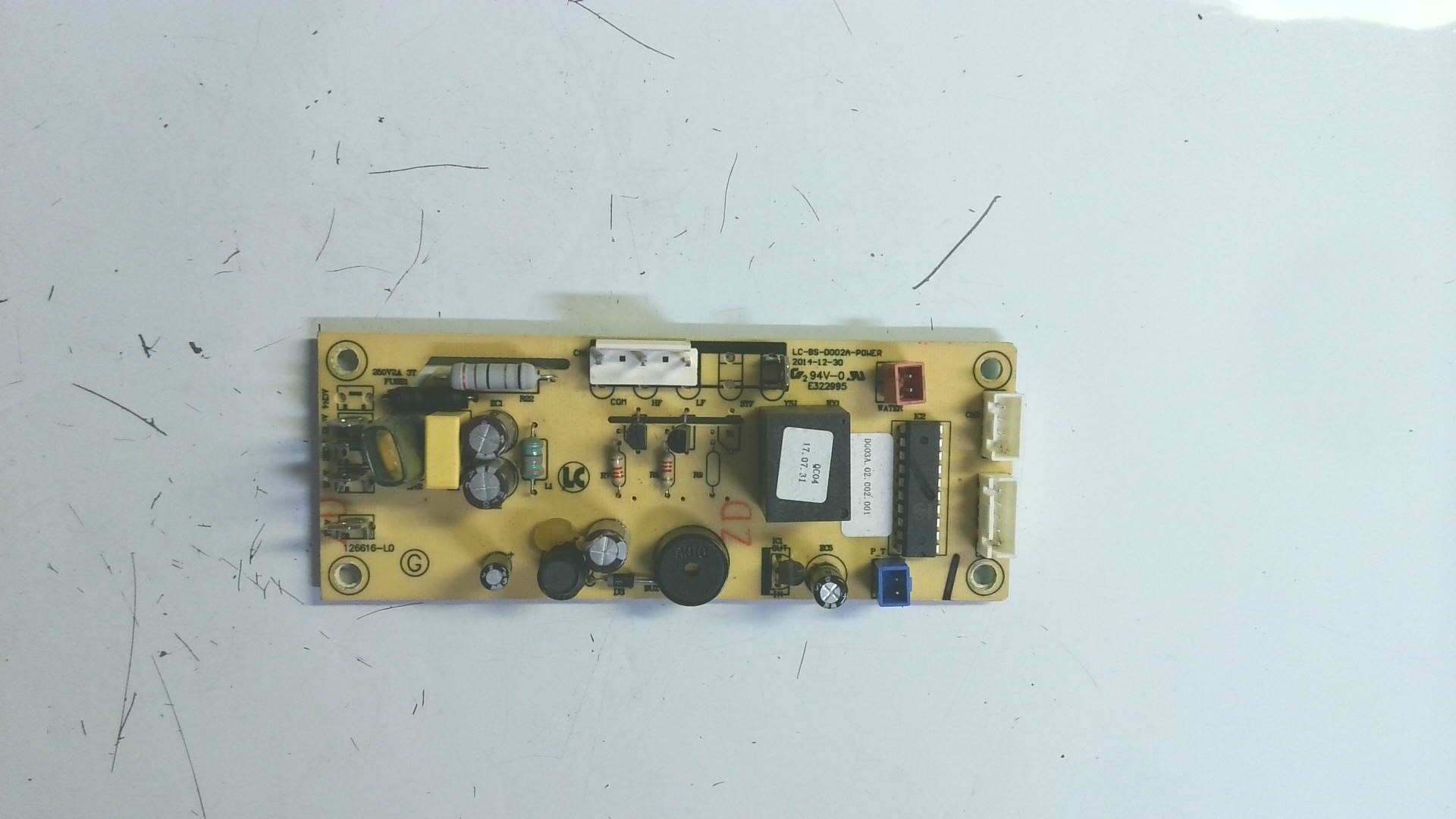 Placa electronica dg03a.02.c02.001 / lc-bs-d002a-power / e322995 cx02