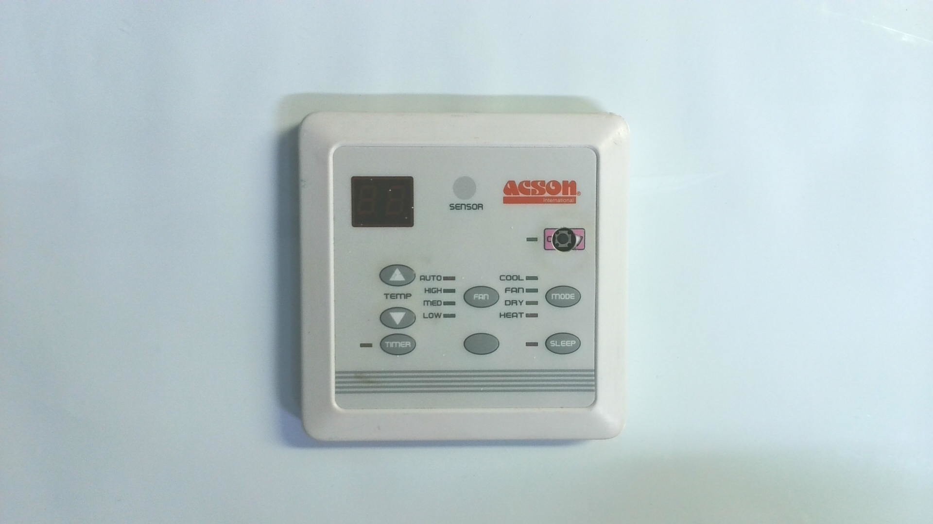 Mando de pared / Termostato ACSON / ACC28CR-AFAA / SLM03 / 05005U MA-PA 01