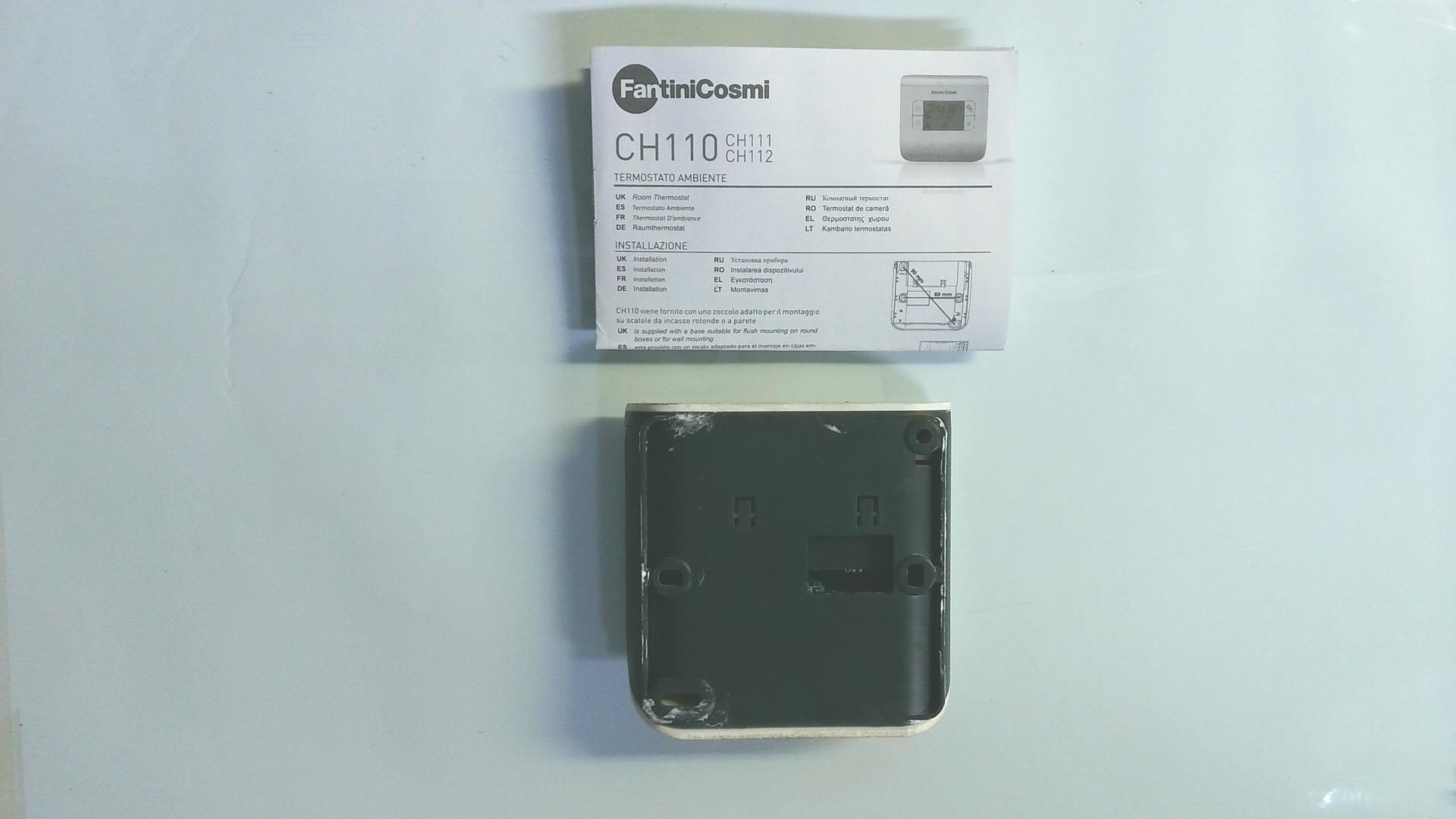 Mando de pared / Termostato FANTINICOSMI / CH1XL0G02V12 MA-PA 02 - Imagen 2