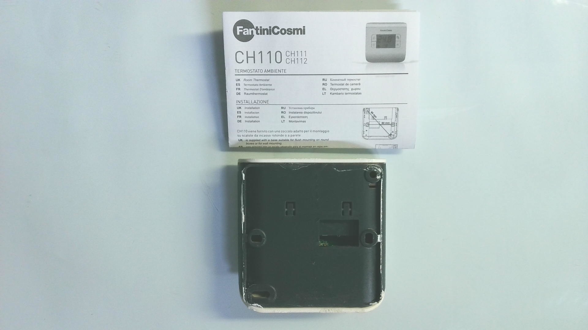 Mando de pared / Termostato FANTINI COSMICH11XL0G02V12 MA-PA 02 - Imagen 2