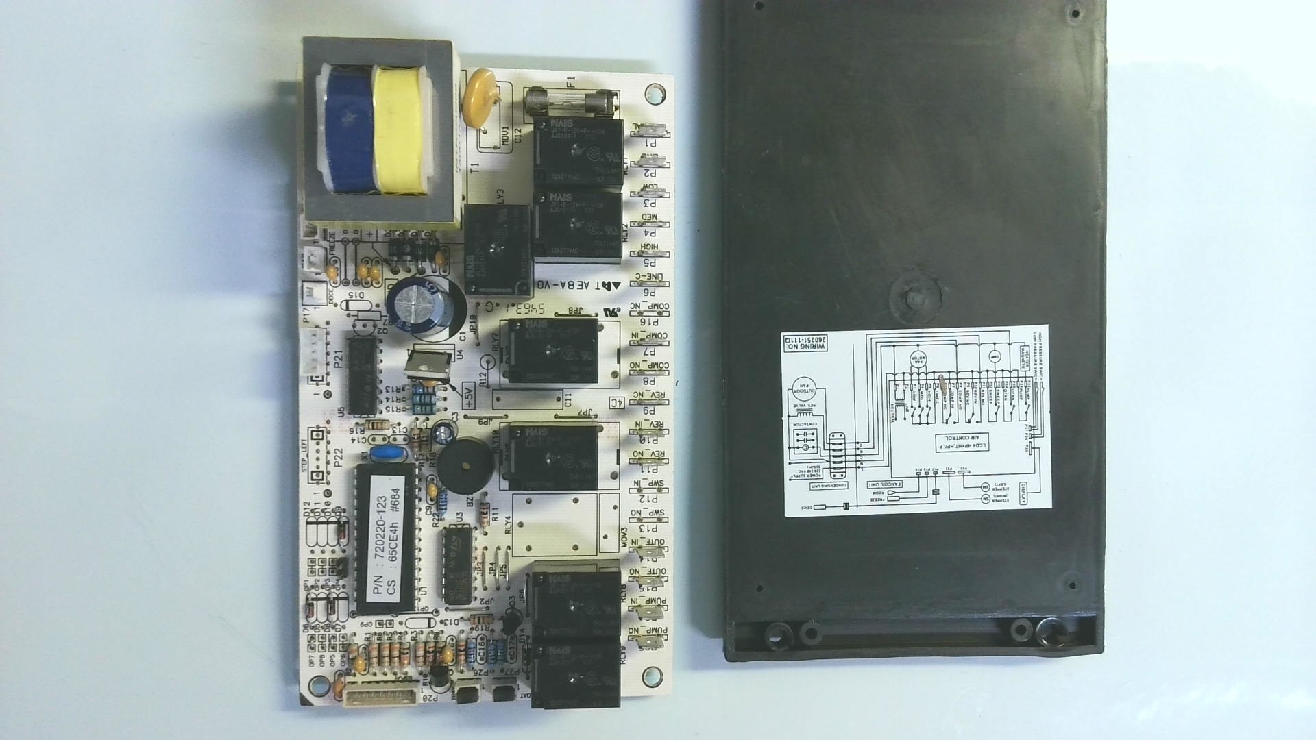 Placas electronicas TRANE MW0536CBURC / C500251-100 / A820251-141 H 03