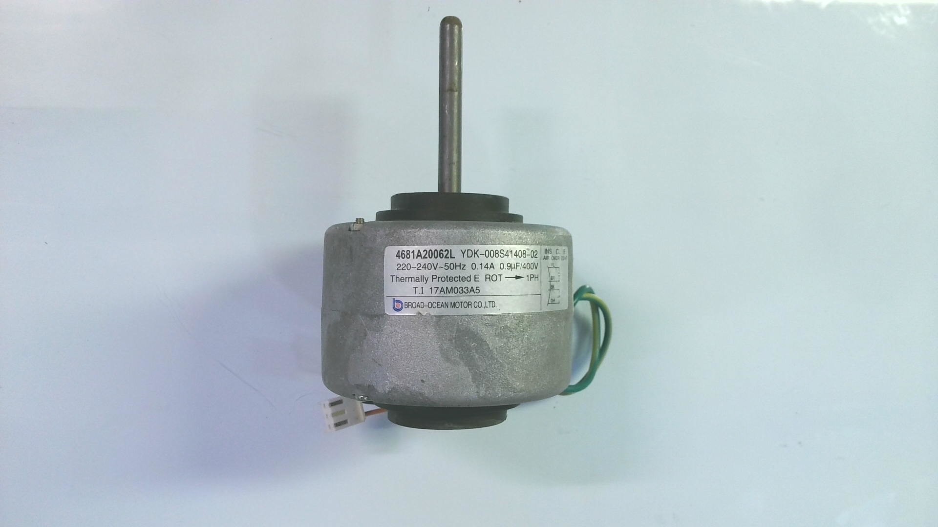 Motor de Ventilador 4681A20062L / YDK-008S41408-02 / T.I 17AM033A5 MV07