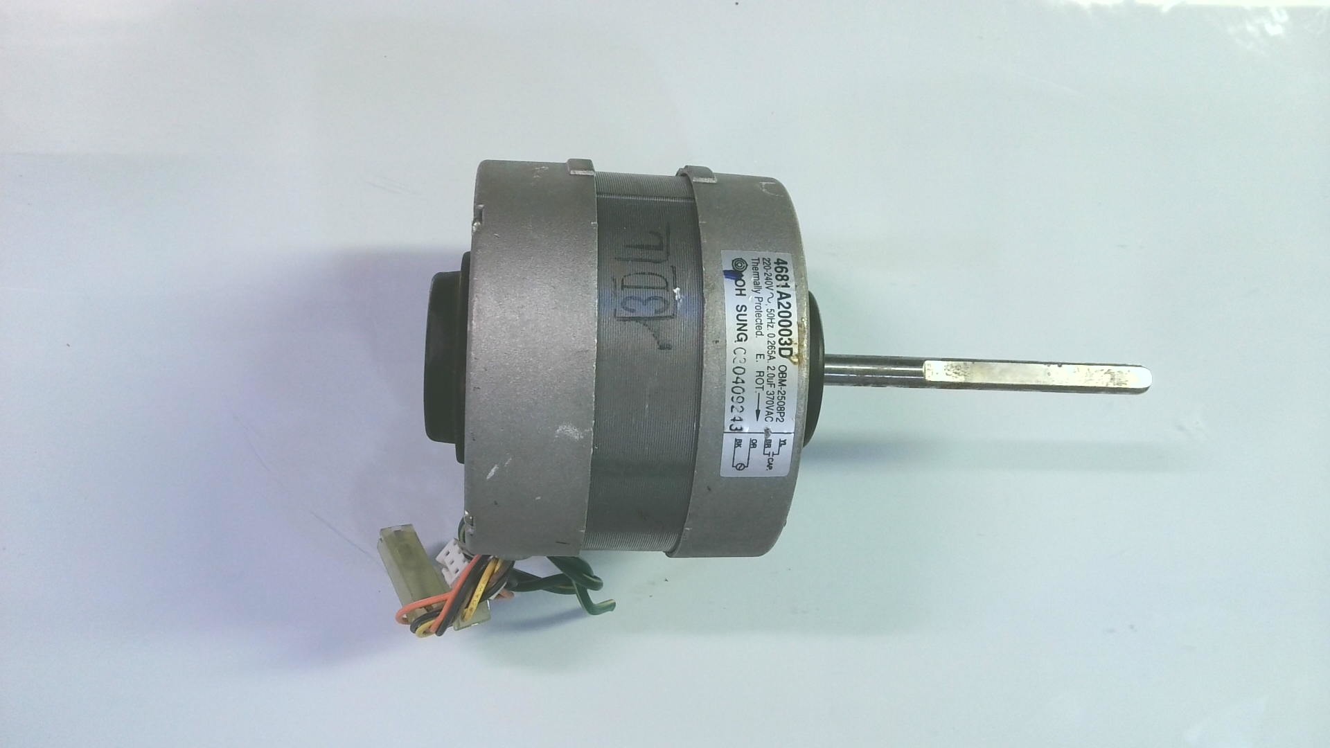 Motor de Ventilador 4681a20003D / OBM-2508P2 / SUNG C30409243 VI 04