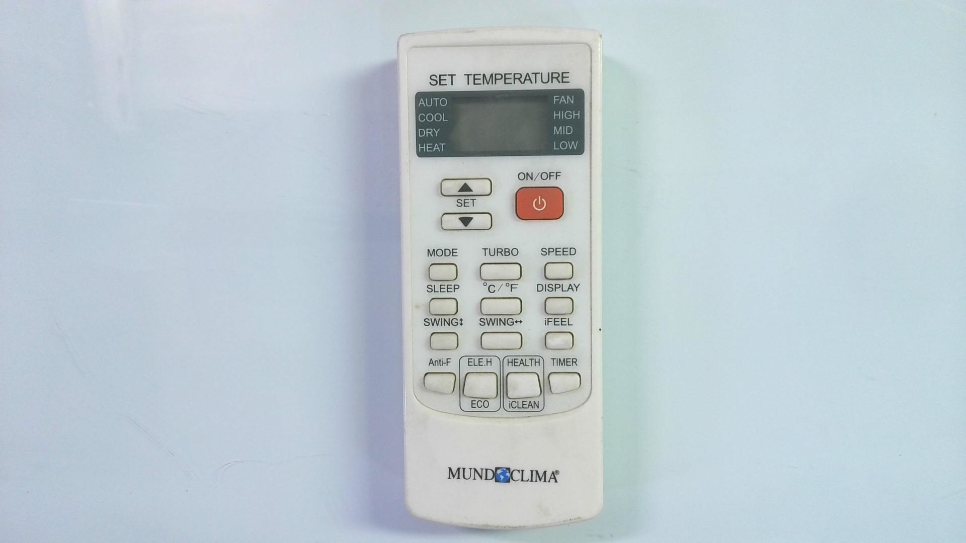 Mando de pared / Termostato MUNDO CLIMA / YKR-H/102E MA-MA 01