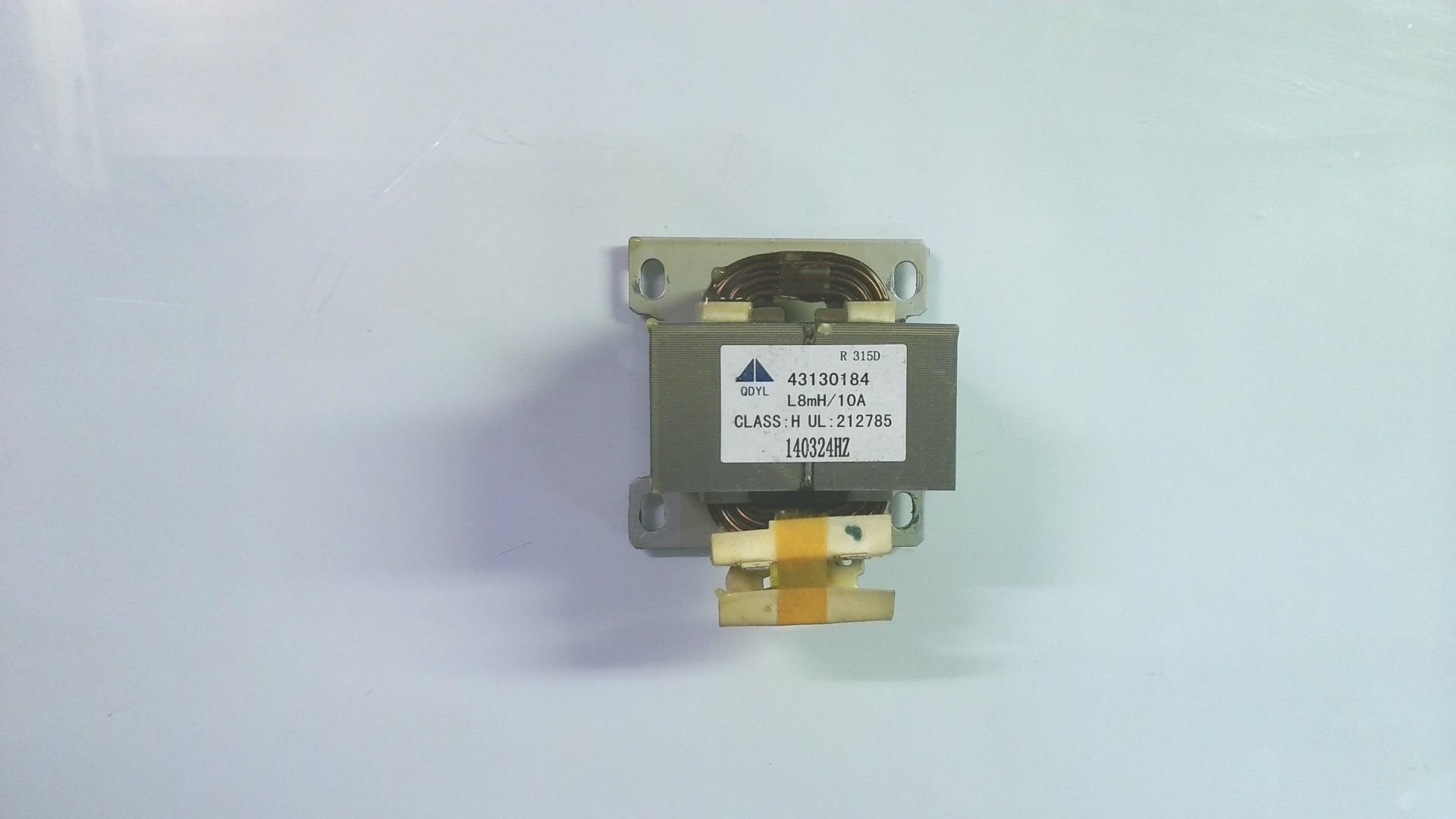 Transformadores 43130184 / L8MH/10A / CLASS: H UL:212785 / 140324HZ TRANS 07