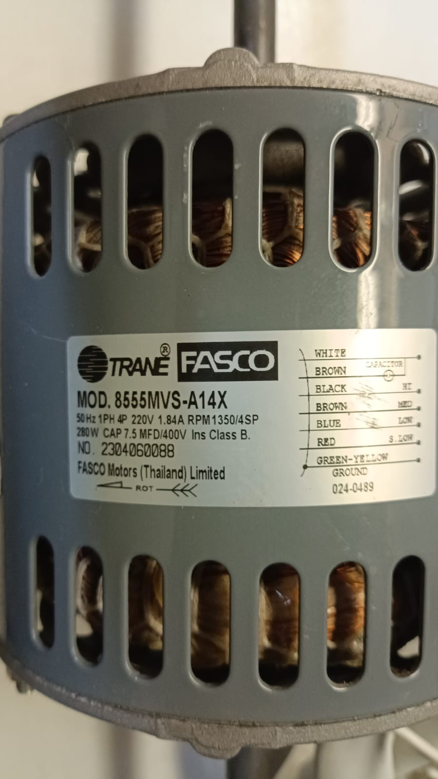 Motor de Ventilador 2304060088 / 8555mvs-a14x VIC 05 - Imagen 2