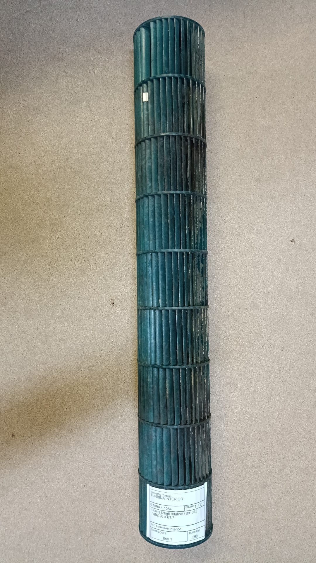 Turbina ts12hgfi /otaline / d91015 / ø92.26 x 61.7 TURB 01