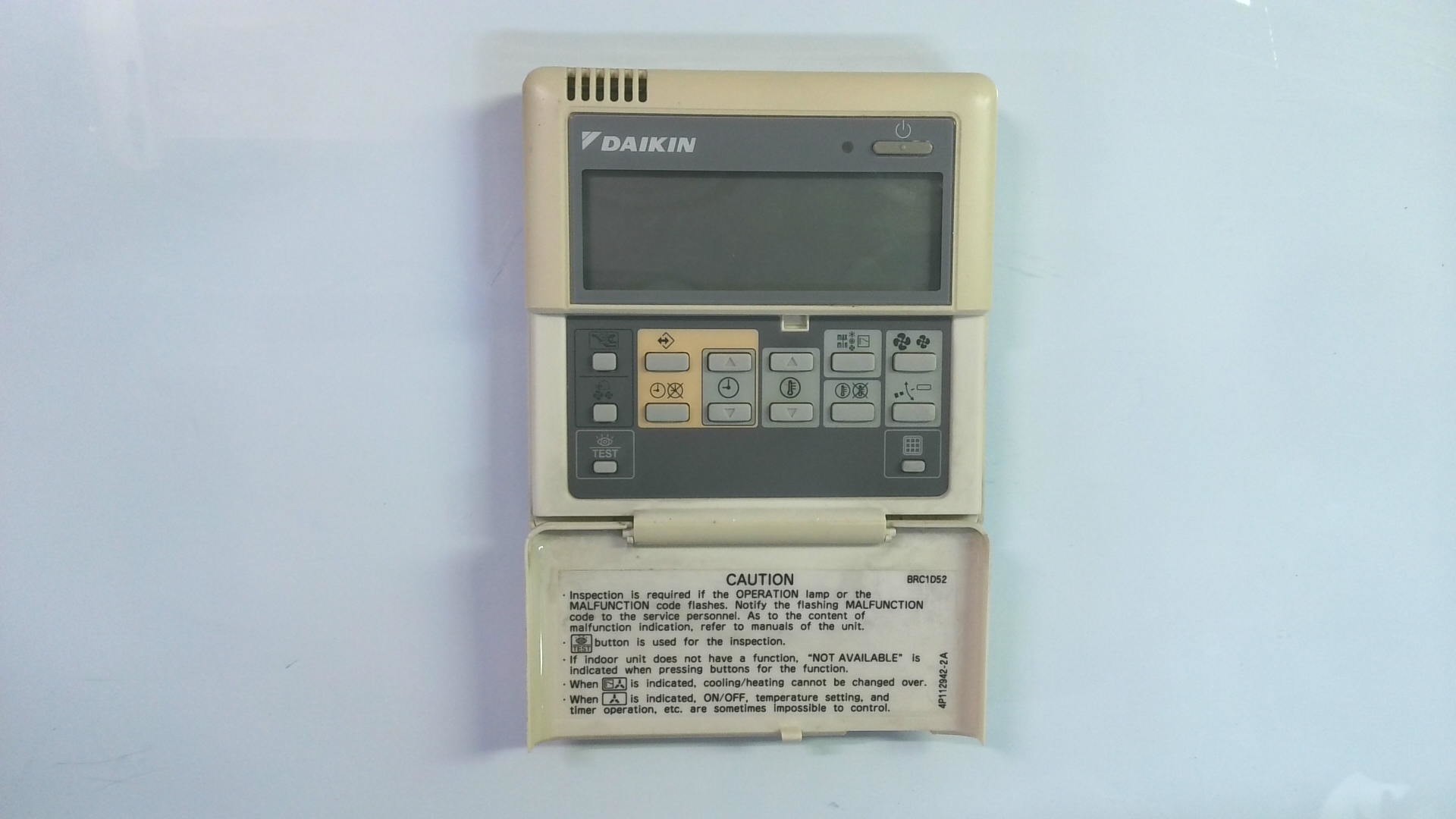 MANDO DE PARED / TERMOSTATO DAIKIN / BRC1D52 / 4P112942-2A E20