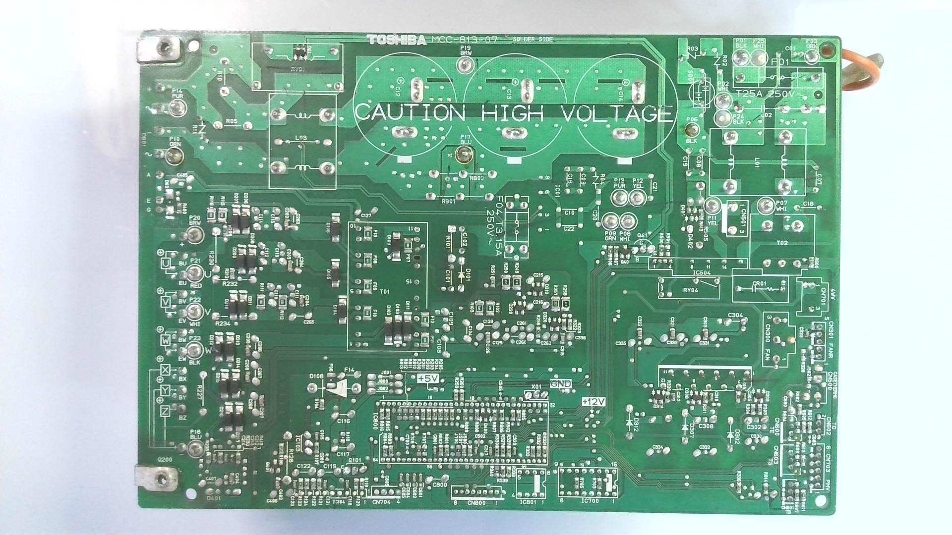 PLACAS ELECTRONICAS TOSHIBA / MCC-813-07 / SOLDER SIDE G32 - Imagen 2