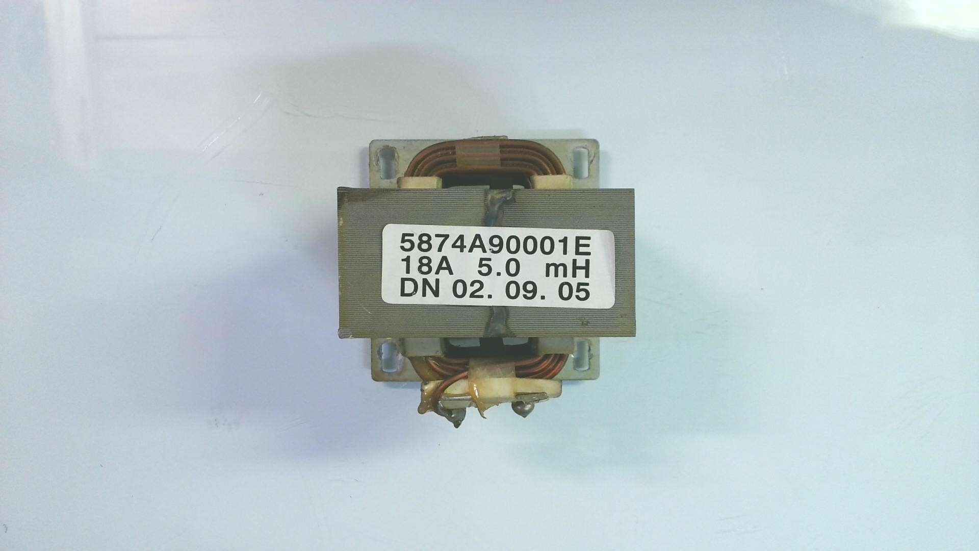 TRANSFORMADORES 5874A90001E / 18A 5.0 MH / DN 02.09.05 TRANS11