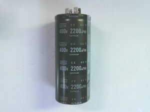 CONDESADORES 400V 2200UF(M) / 00Y508 / CE85ºC H19