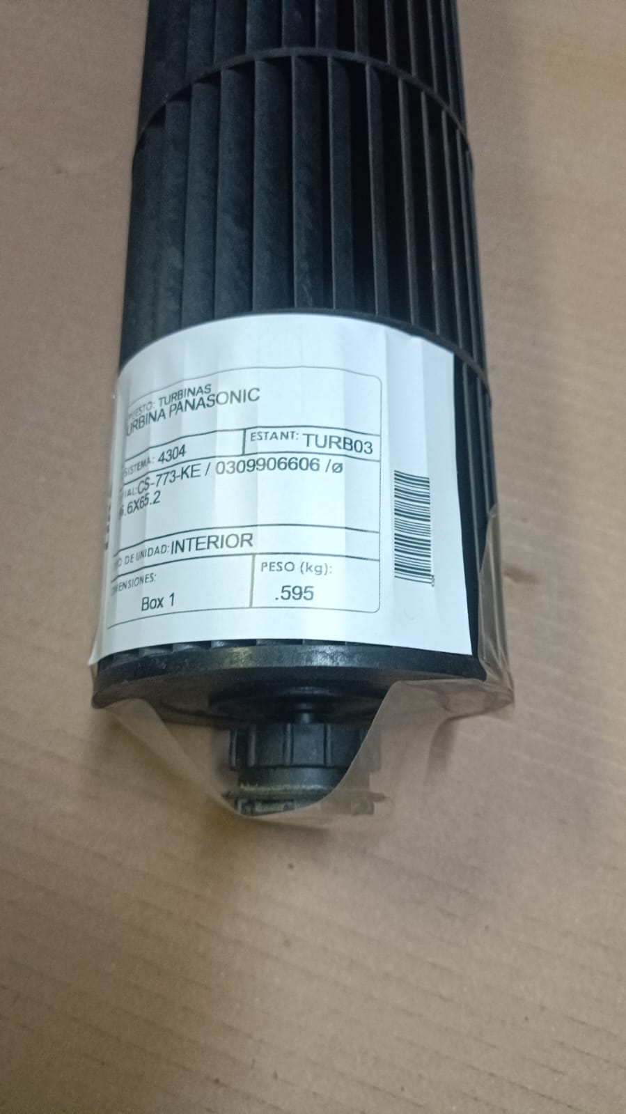 TURBINAS CS-773-KE / 0309906606 /ø86.6X65.2 TURB03 - Imagen 2