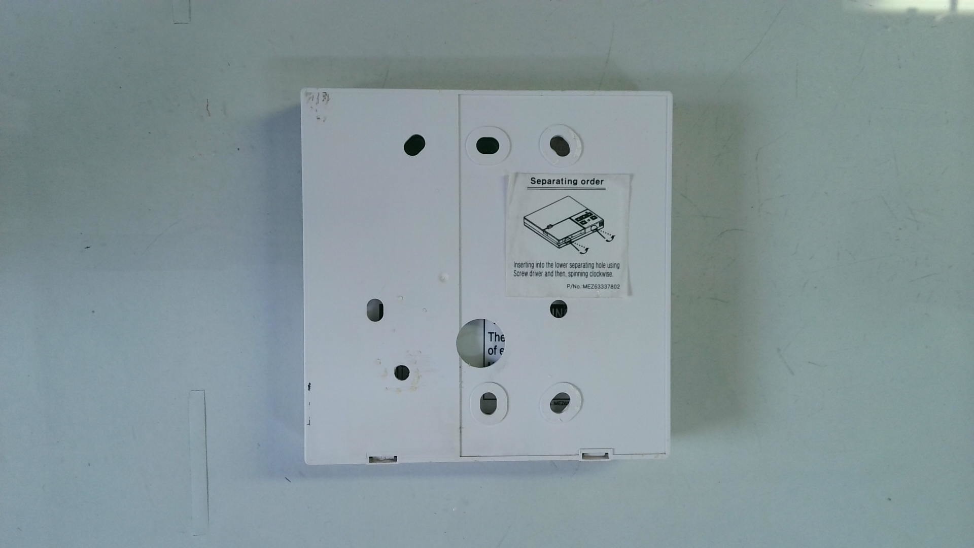 MANDO DE PARED / TERMOSTATO LG MEZ61995604 PREMTB001 150212 BL 00034 MDT04 - Imagen 3