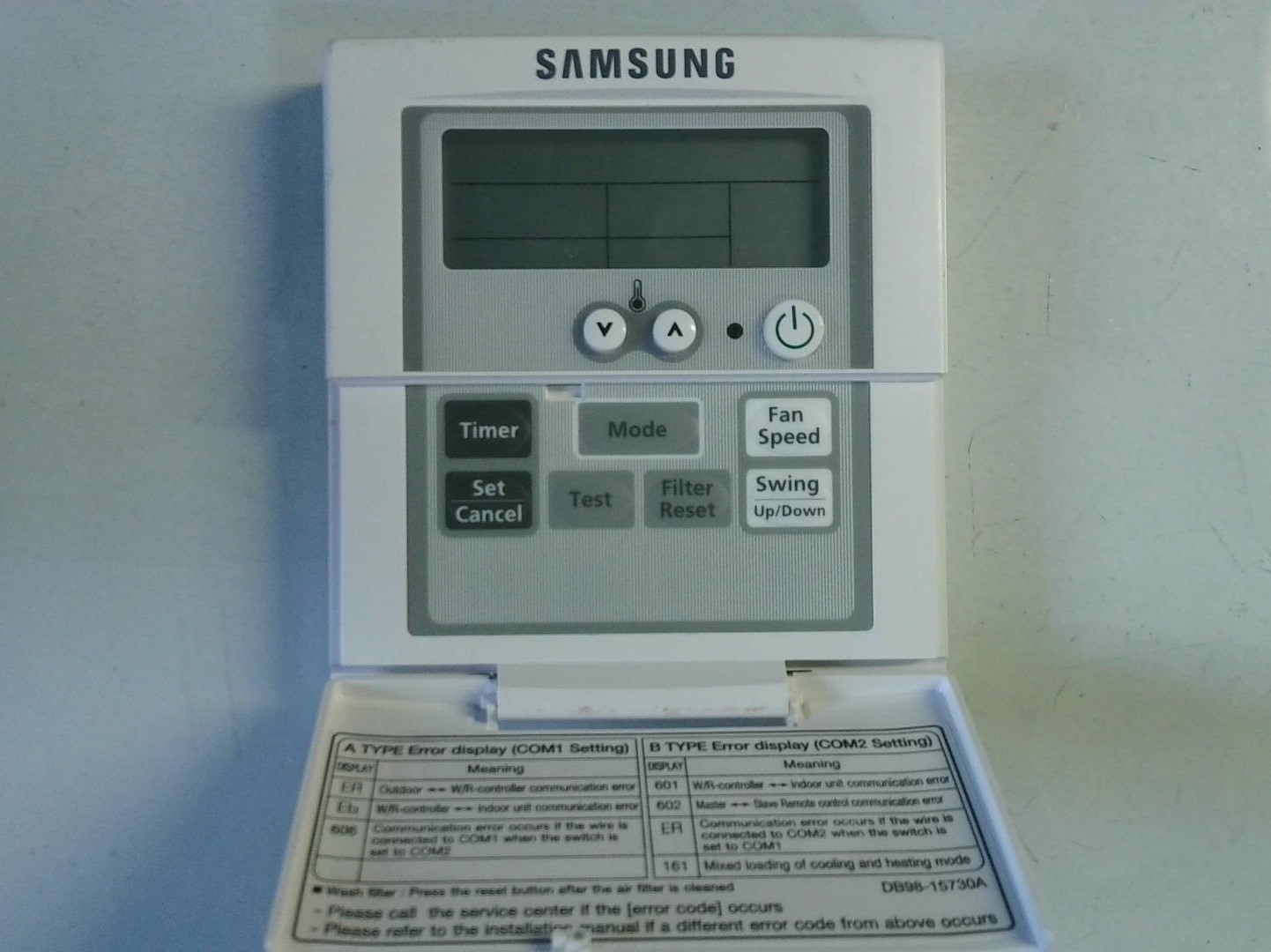 MANDO DE PARED / TERMOSTATO SAMSUNG DB98-15730A MDT04 - Imagen 2