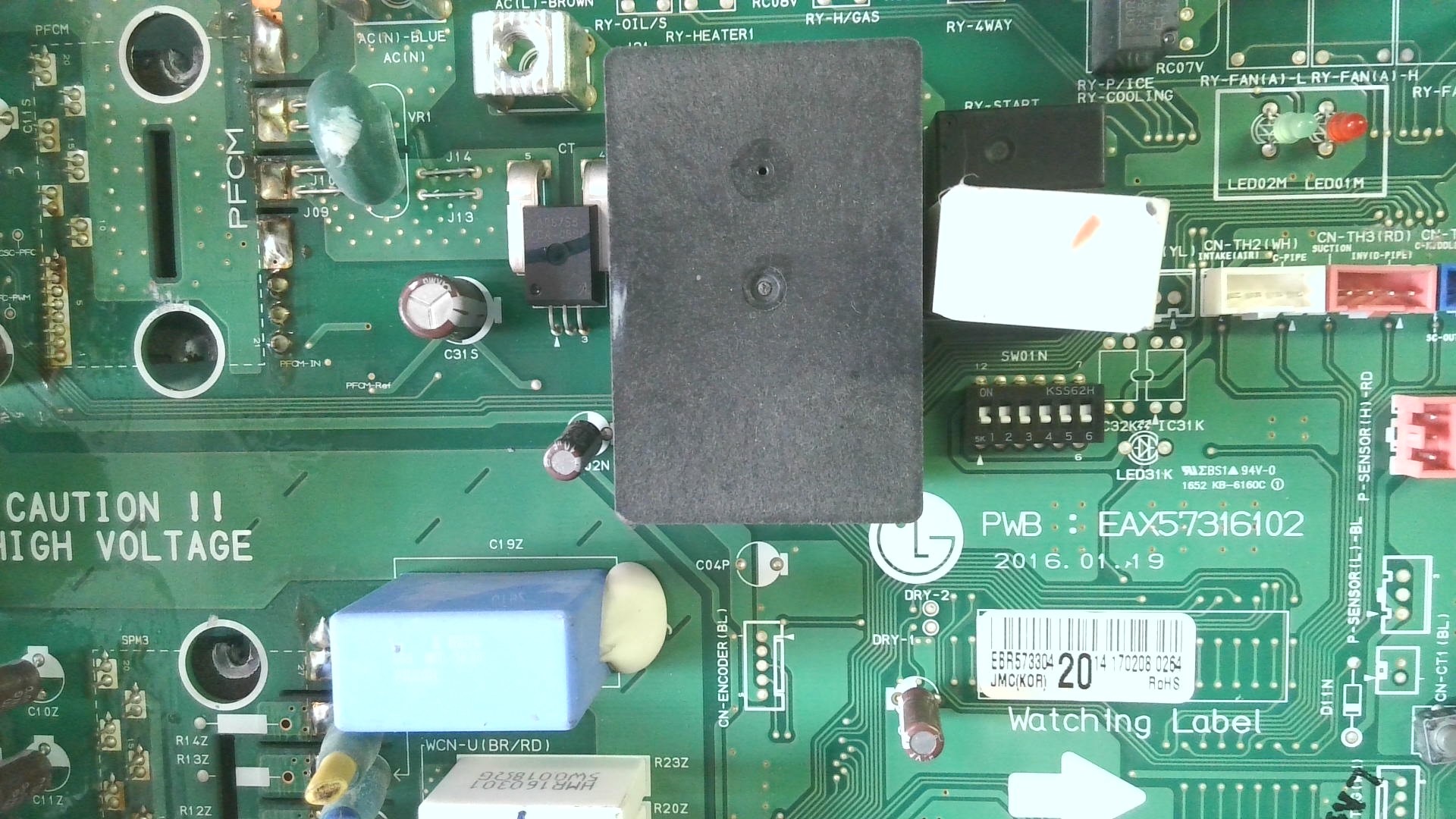 PLACA ELECTRONICA LG PWB: EAX57316102 PLE153 - Imagen 2