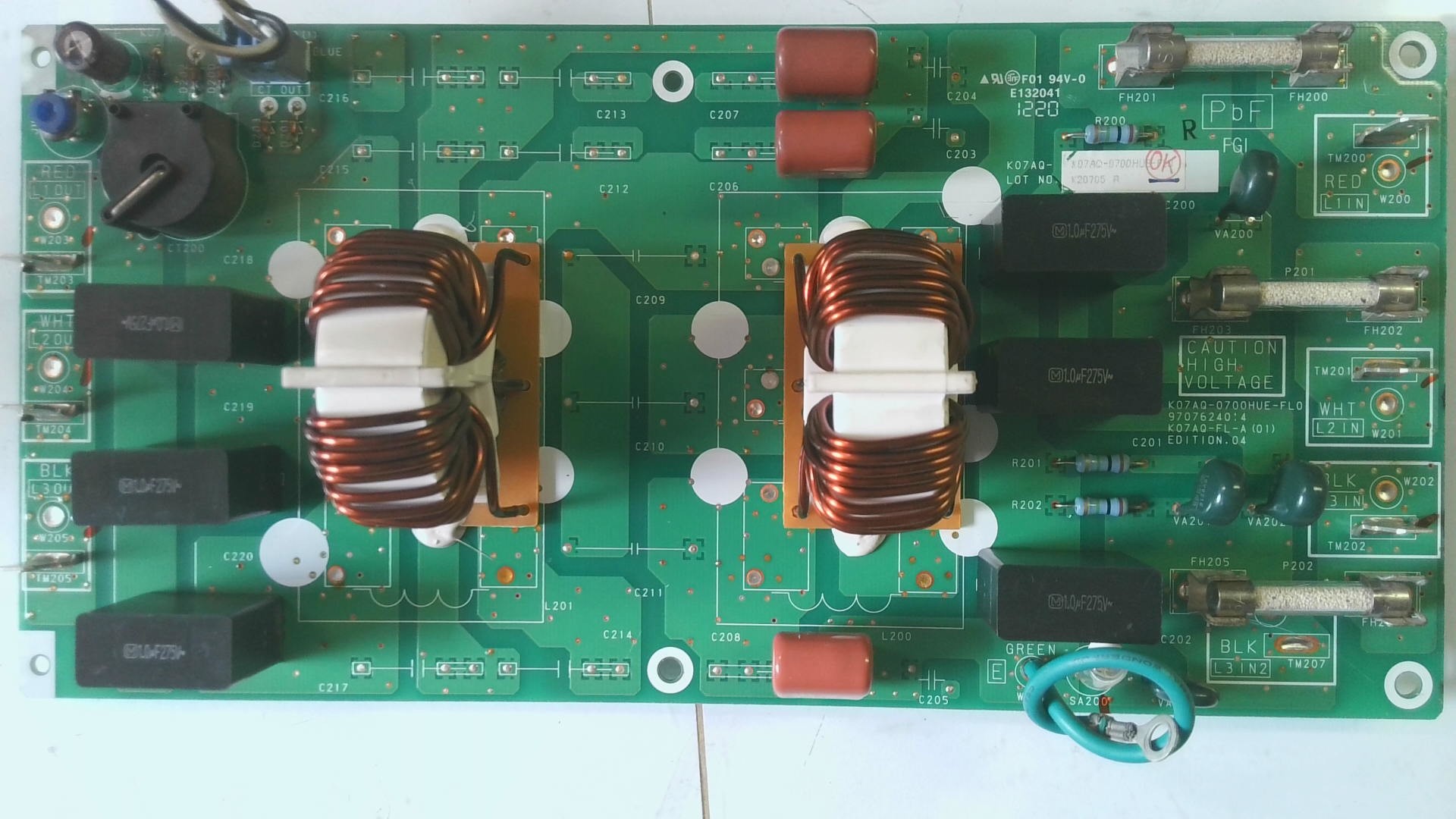 PLACA ELECTRONICA PBF K07AQ-0700UE-FLO EDITION.04 PLE157