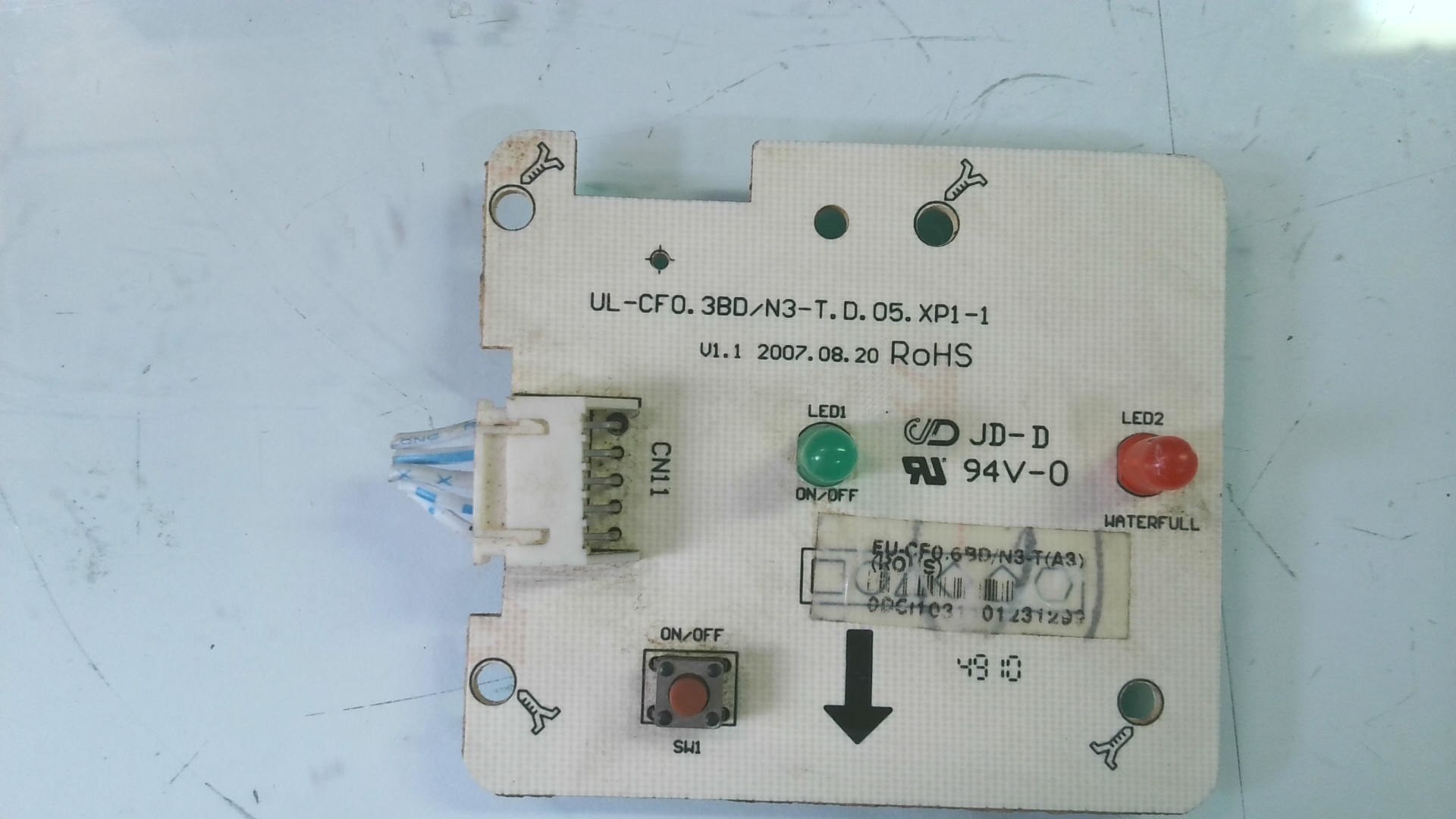 DISPLAY FRONTAL UL-CF0.3D/N3-T.D.05.XP1-1 PLE08 - Imagen 2